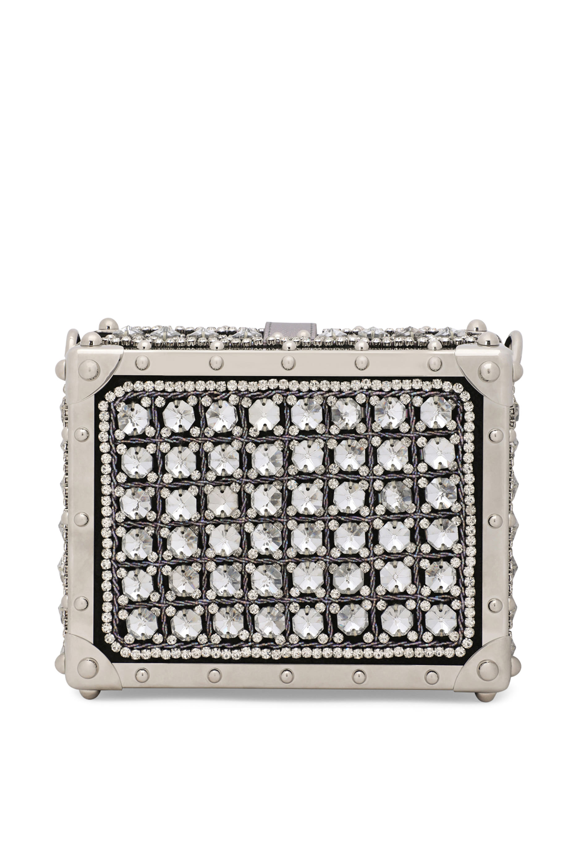 Embroidered Jacquard Dolce Box Bag