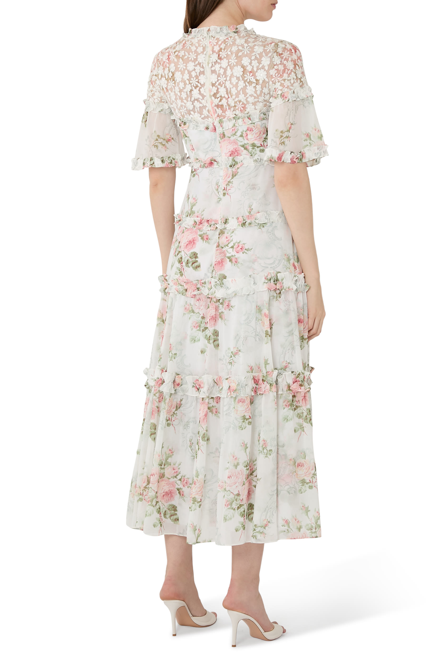  Madame Rose Carla Chiffon Ankle Gown