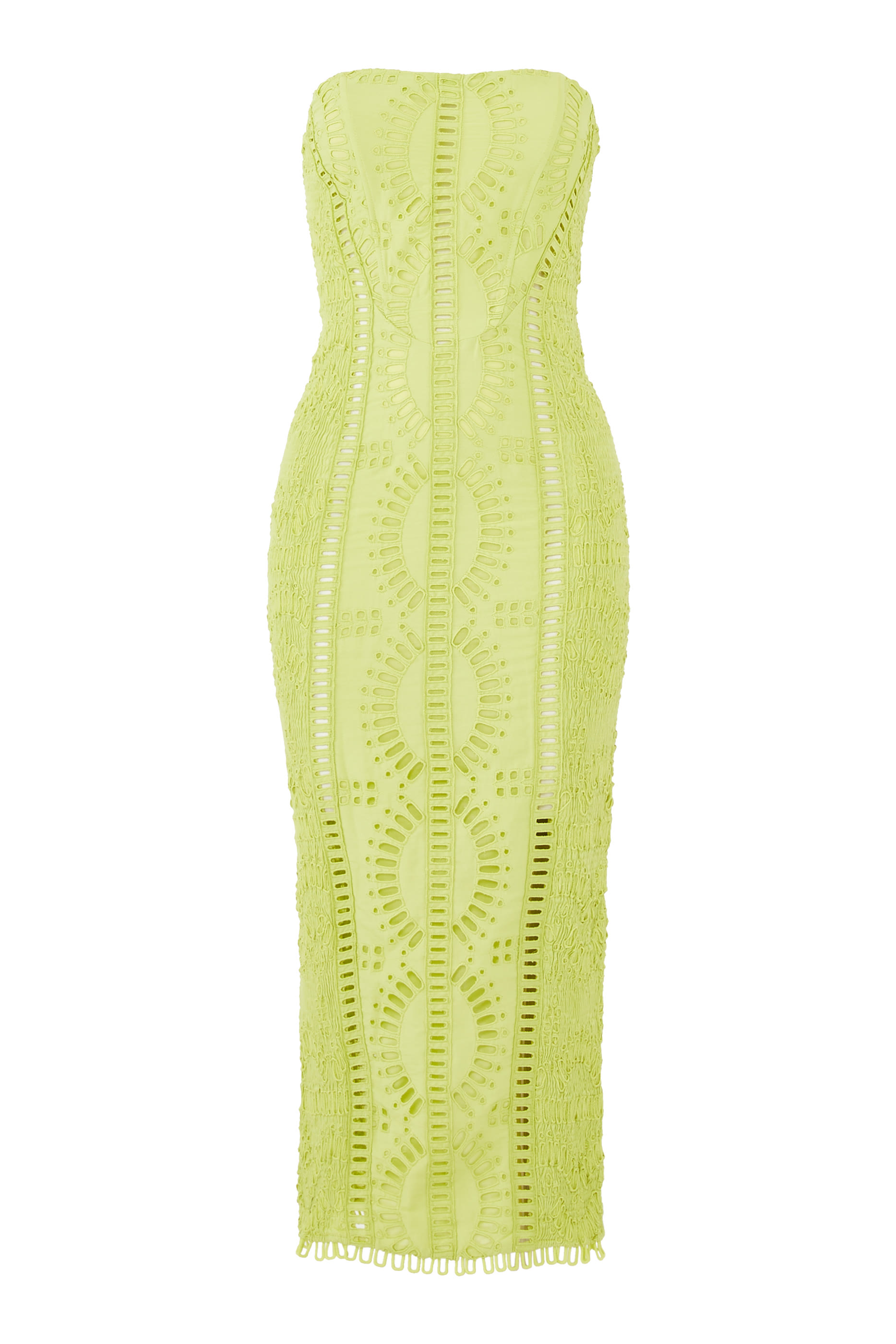 Ynisa Long Strapless Dress