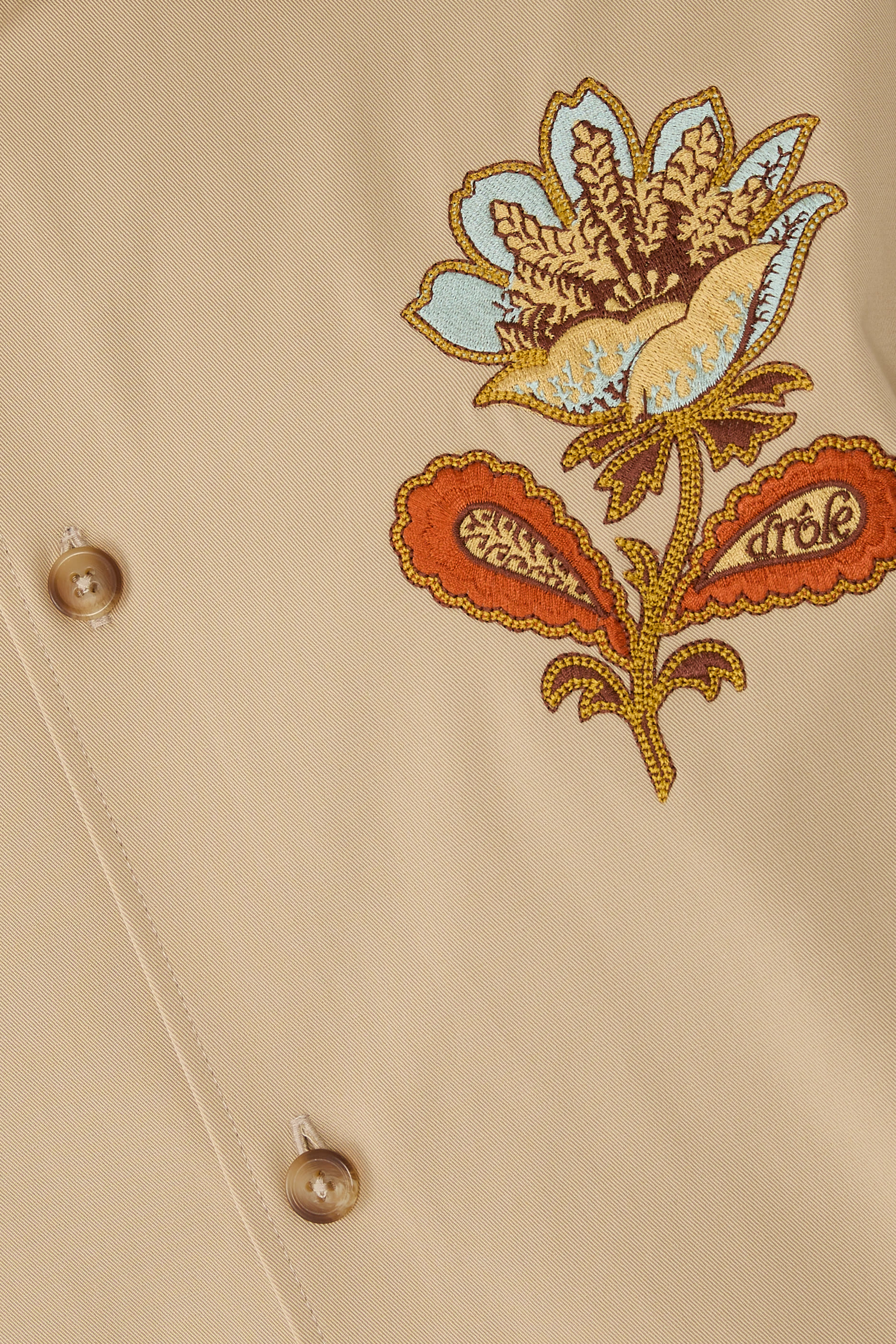 La Surchemise Brod&eacute;e Fleur