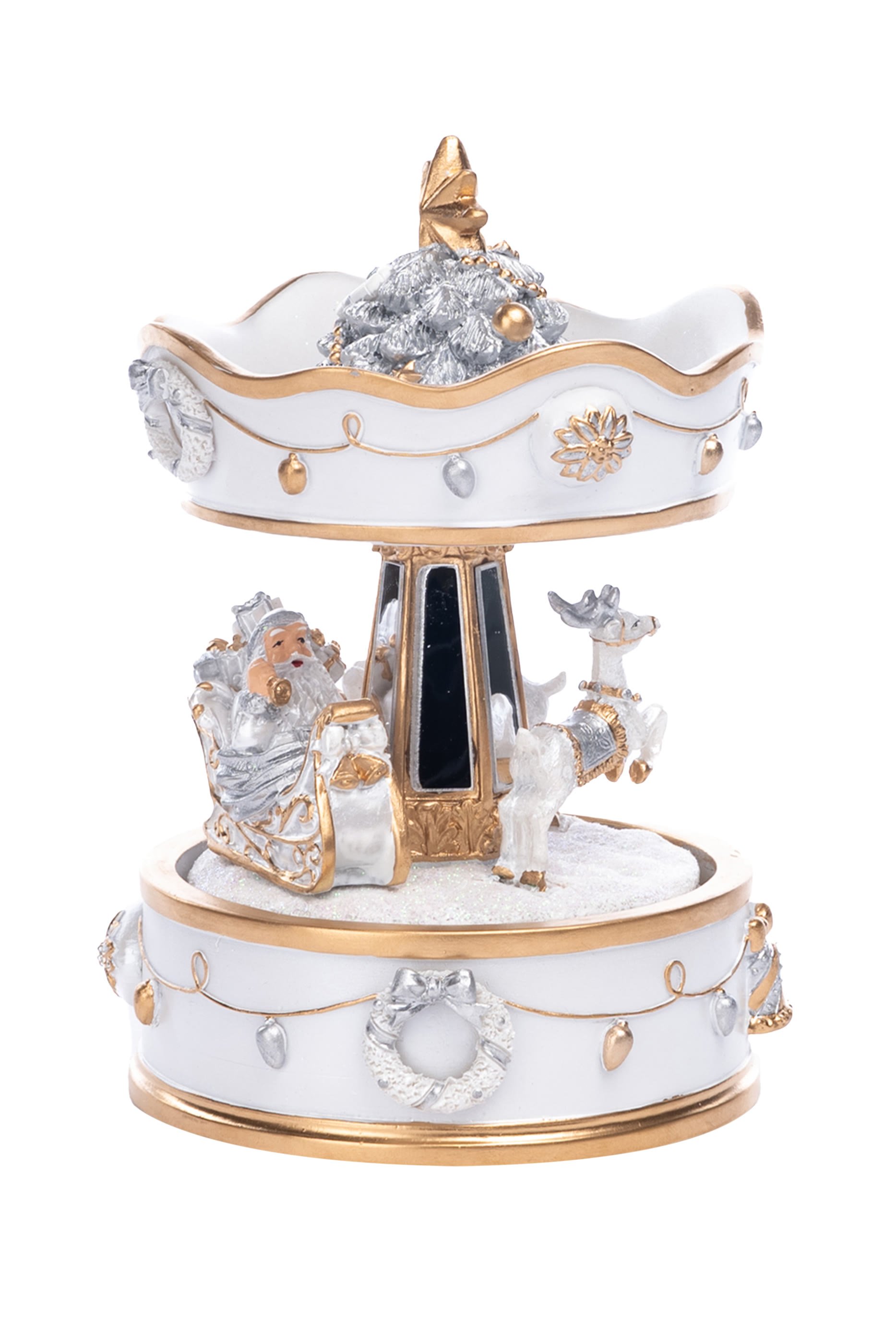 Musical Carousel Ornament, 16cm