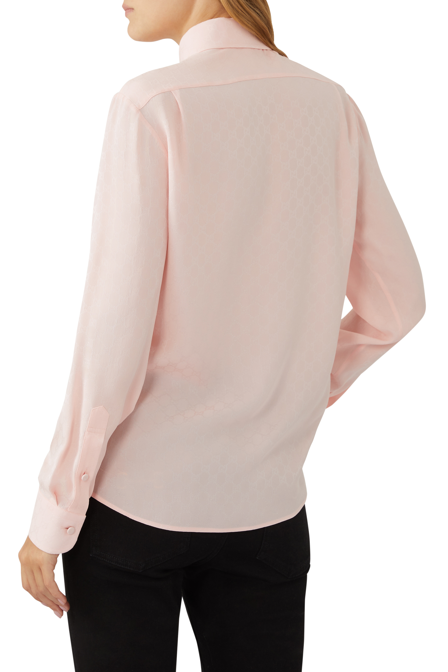 GG Silk Cr&ecirc;pe Shirt
