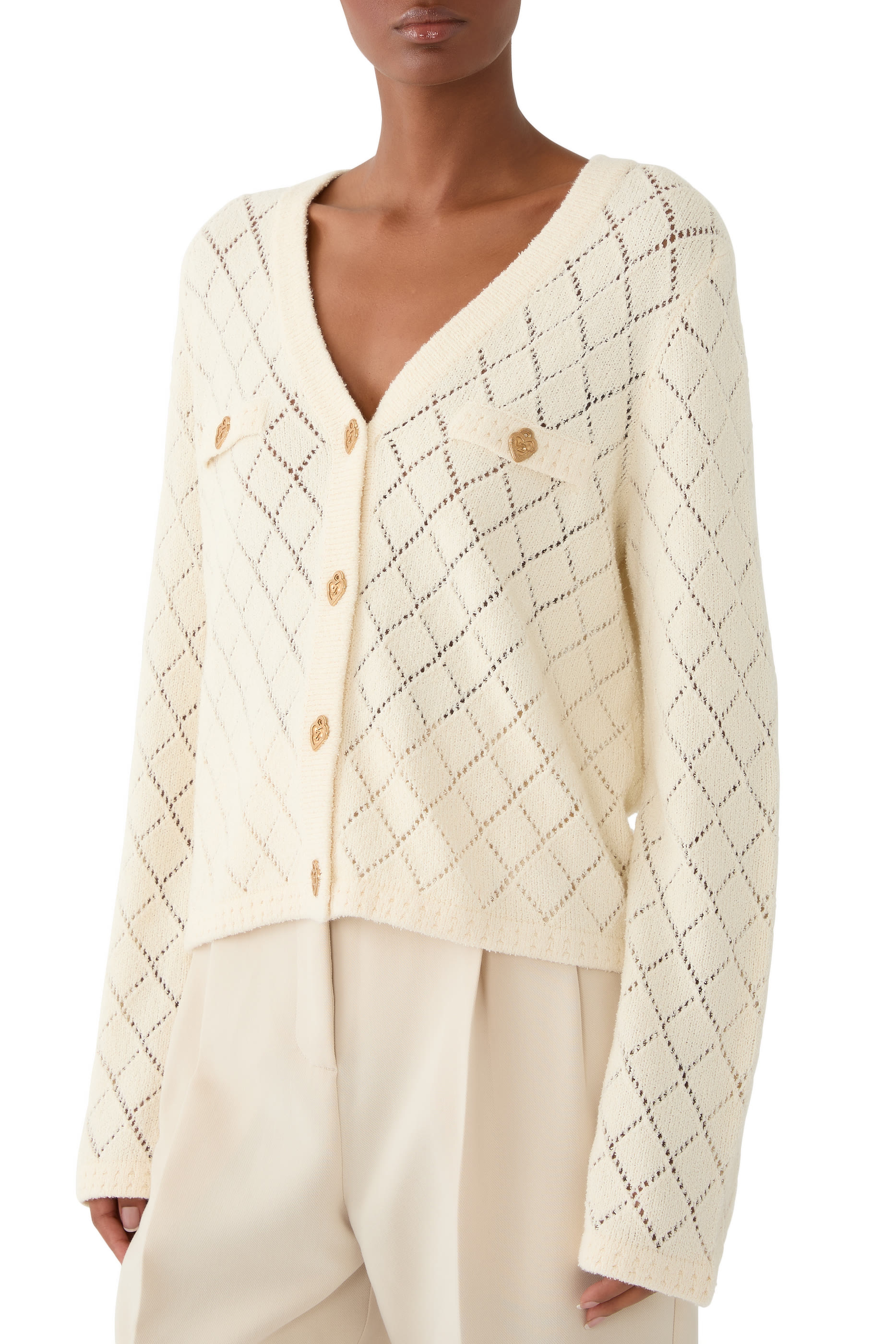 Crush Pointelle Cardigan