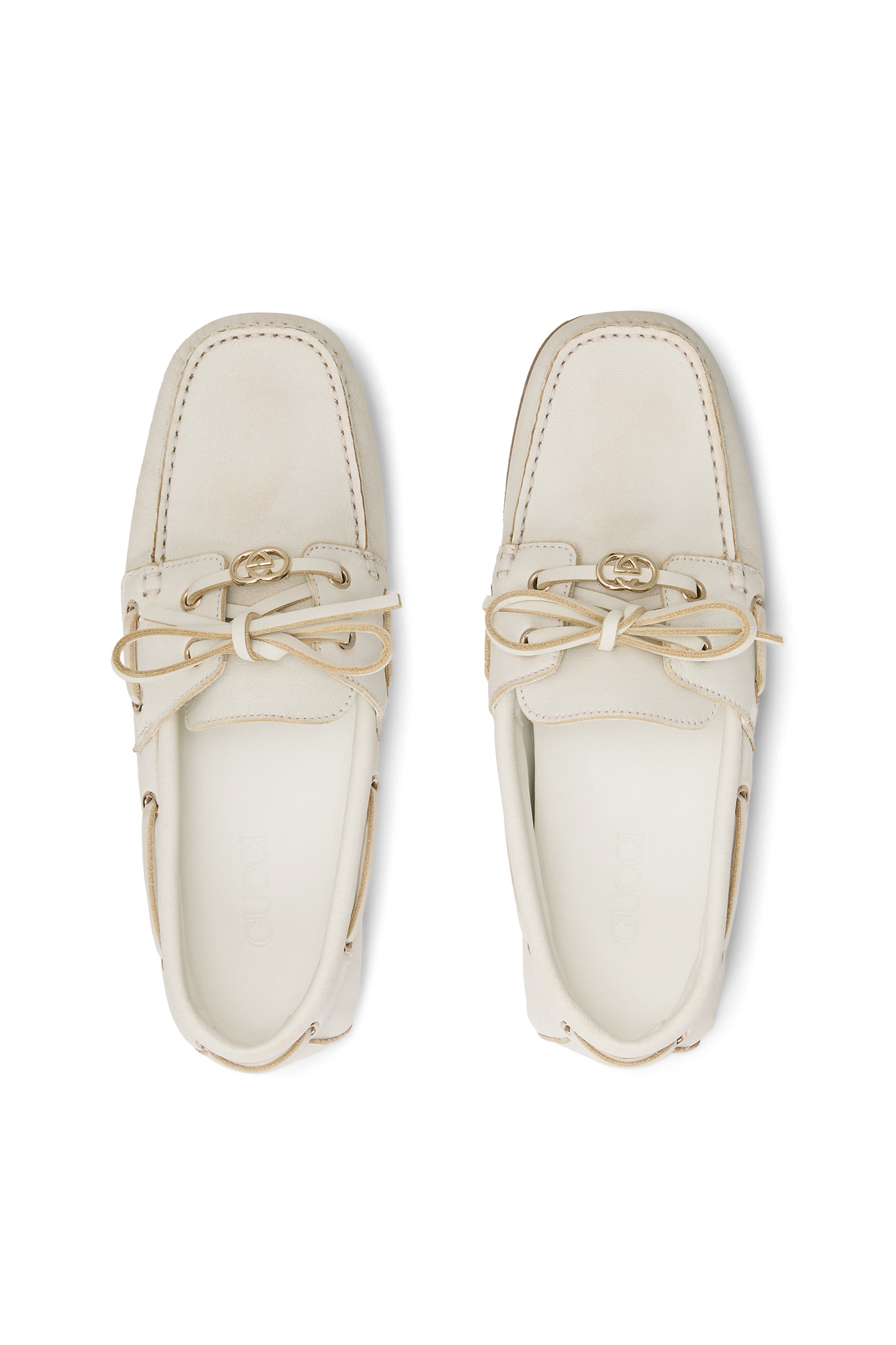 Interlocking G Detail Boat Shoes