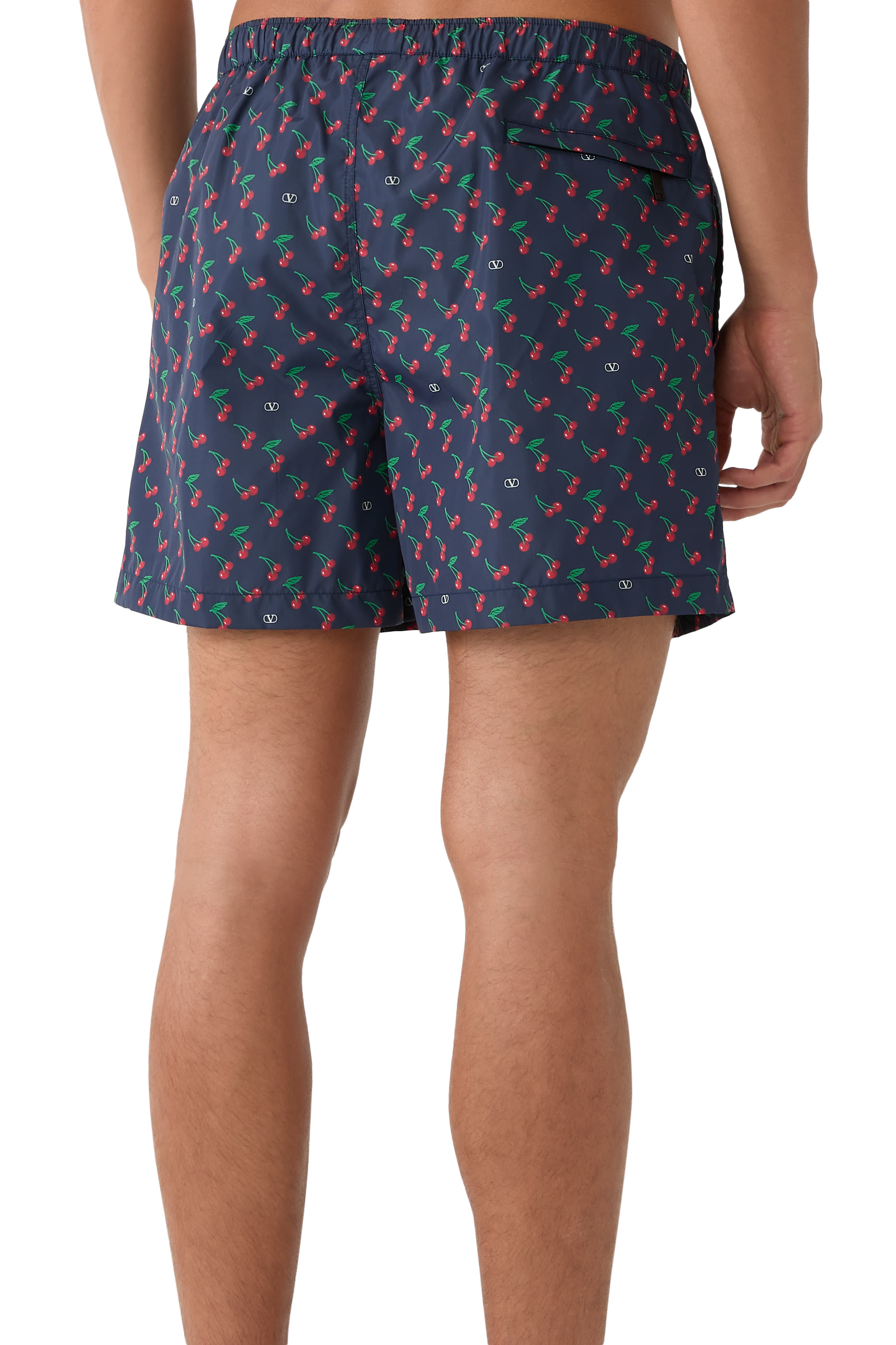 Cherryfic Print Nylon Swimsuit