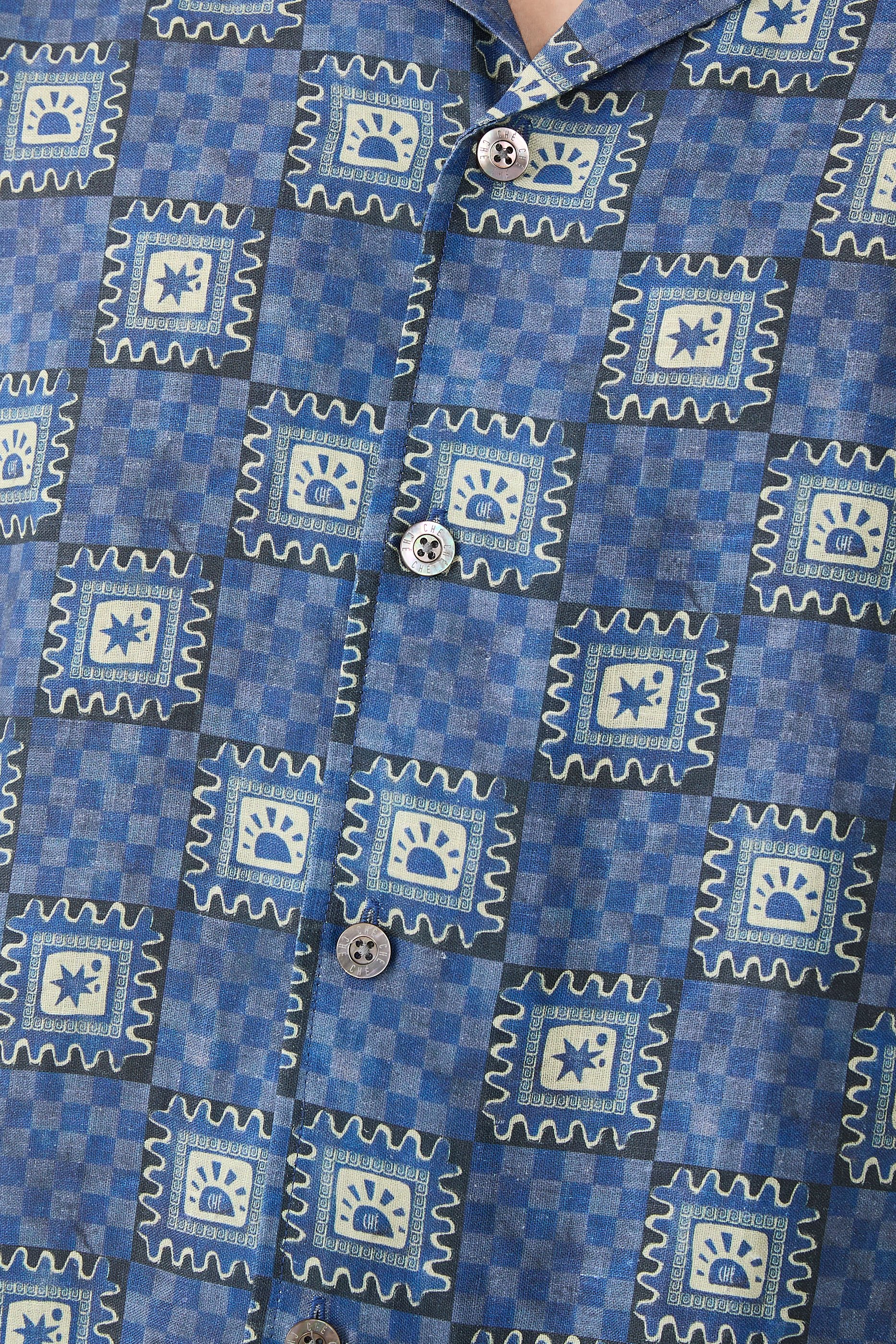 Telha Print Linen Shirt