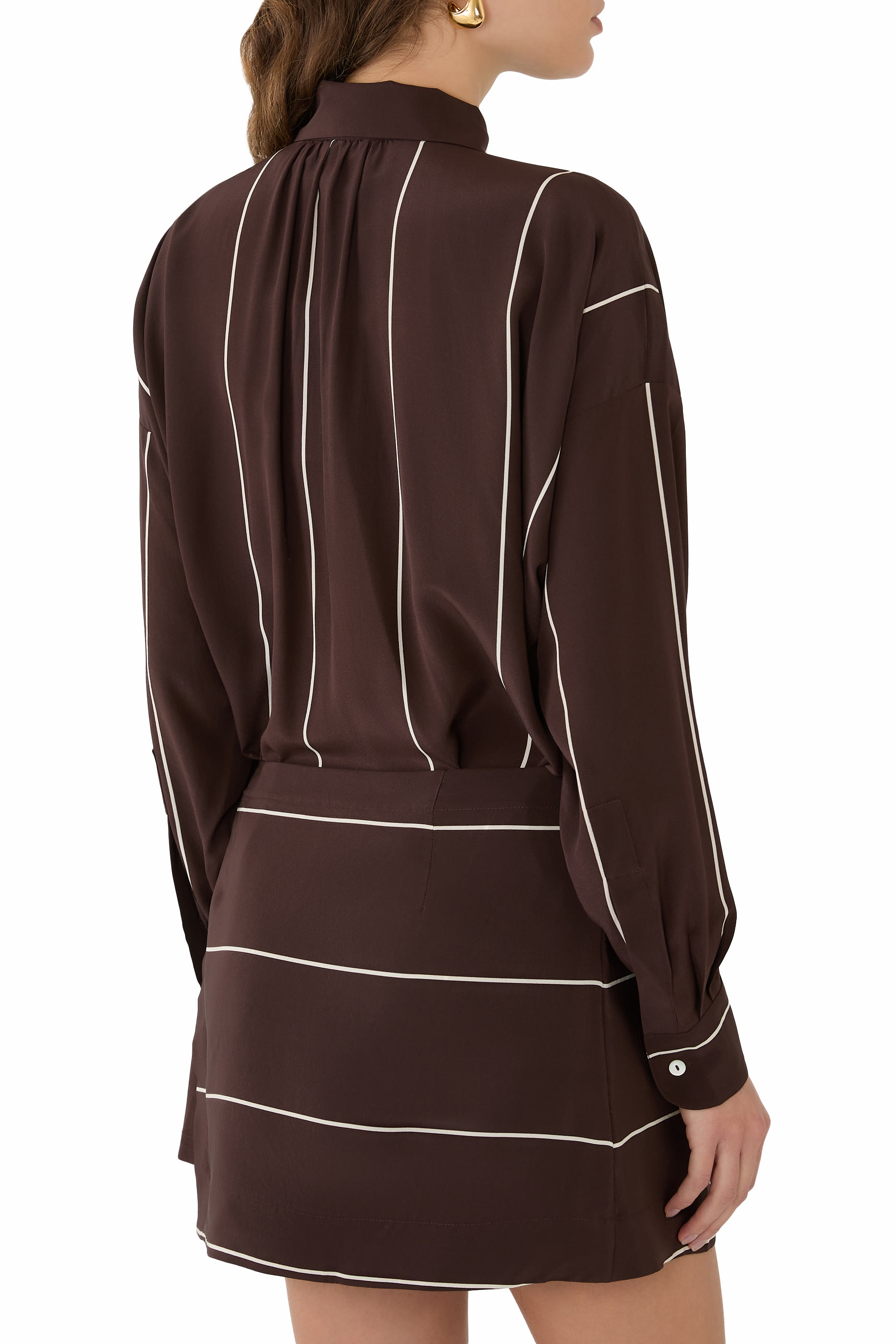 Orta Silk Wrap Mini Dress