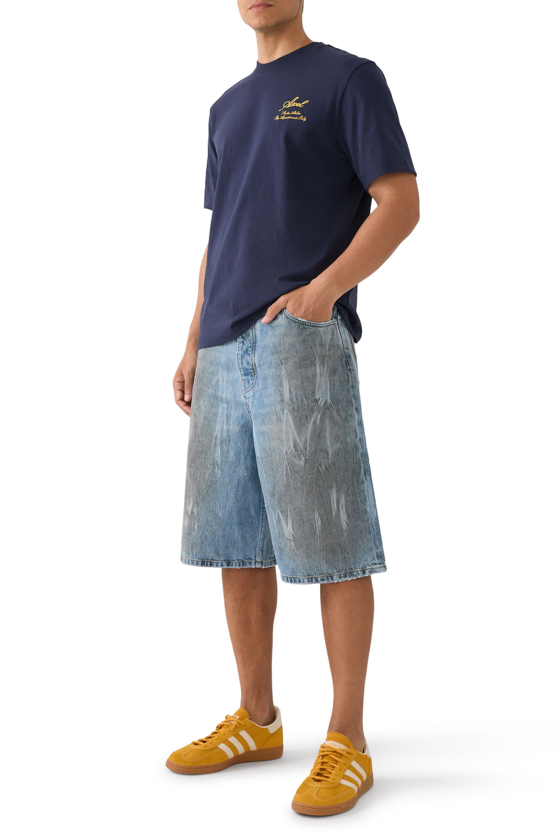 Thrashed Baggy 5 Pocket Shorts