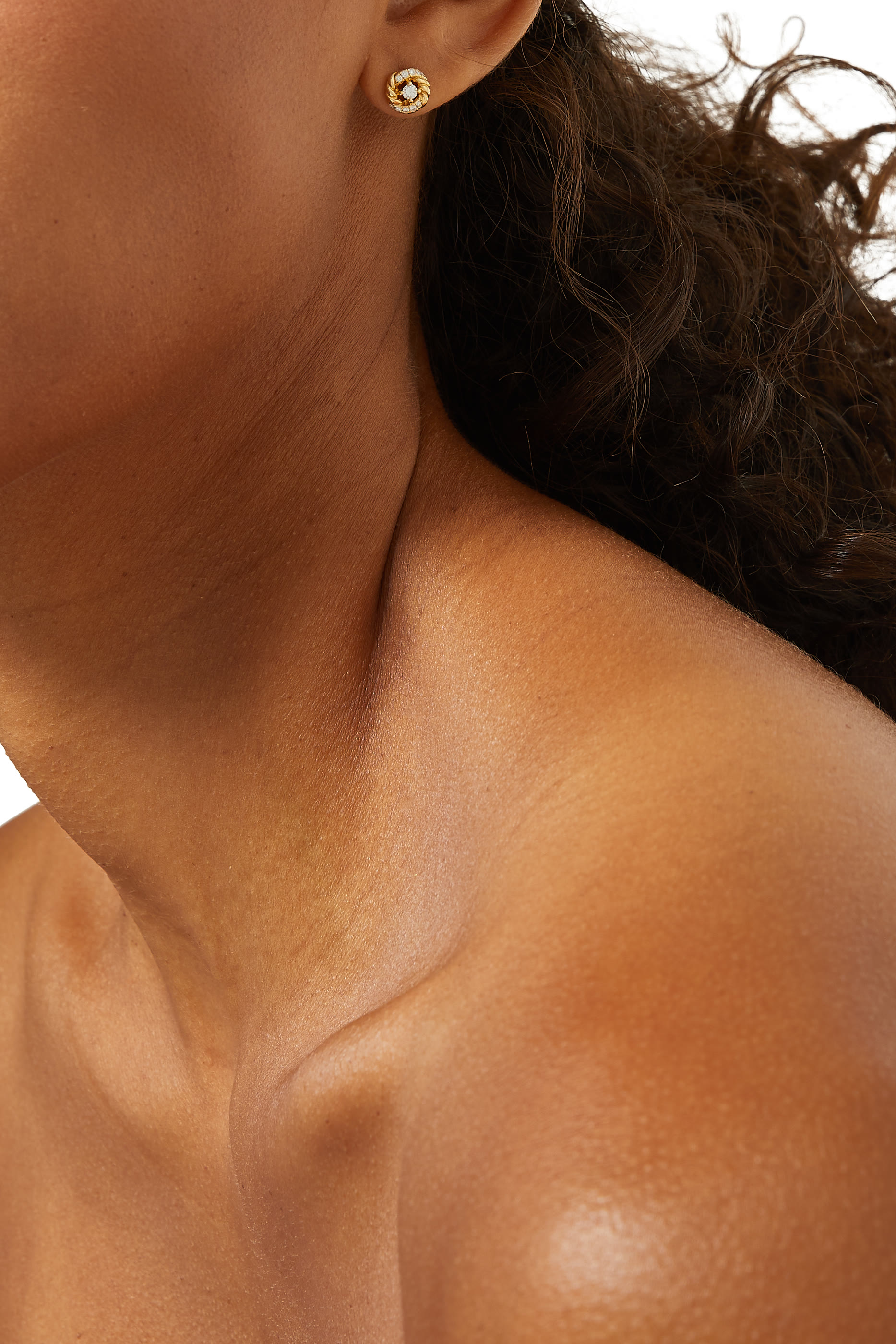 Infinity Earrings with Diamonds