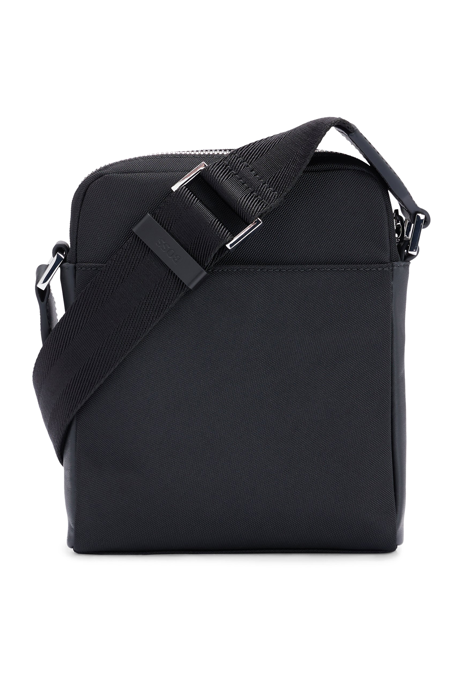 Zipped Reporter Bag With Logo Lettering