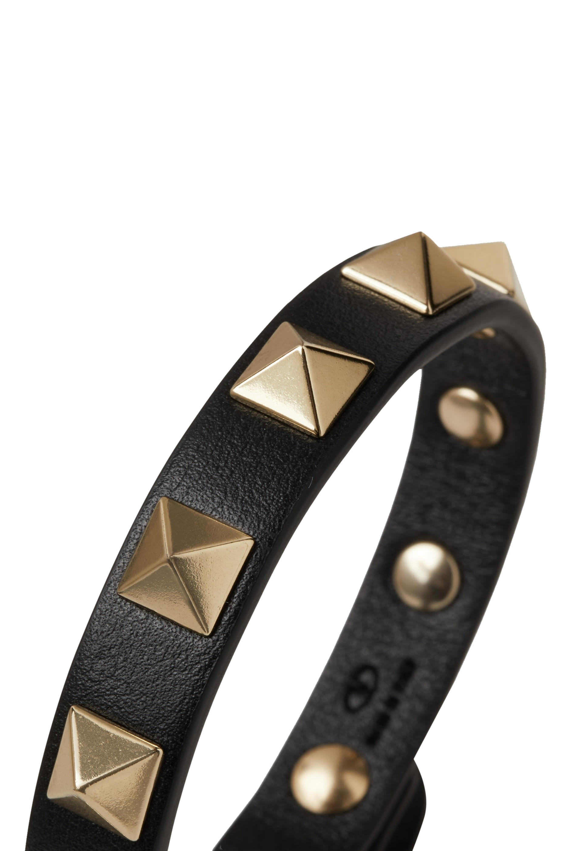 Rockstud Small Leather Bracelet