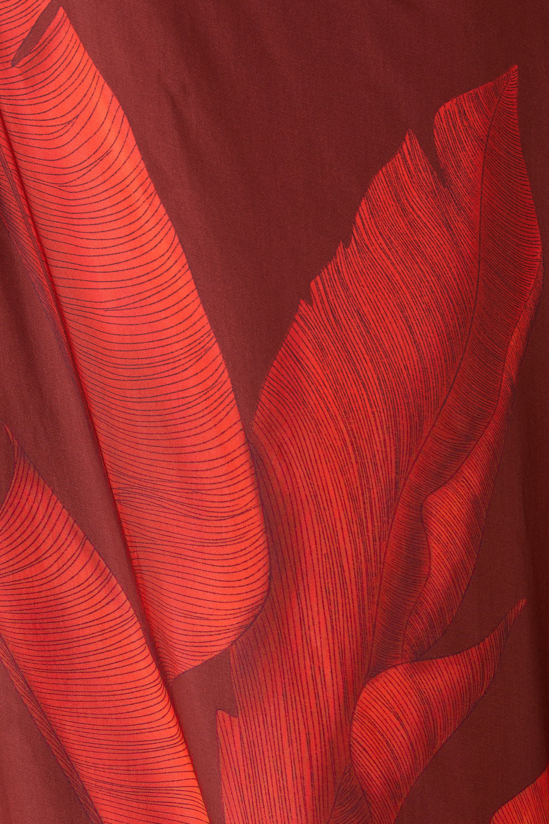 Sus Miradas Asymmetric Maxi Dress