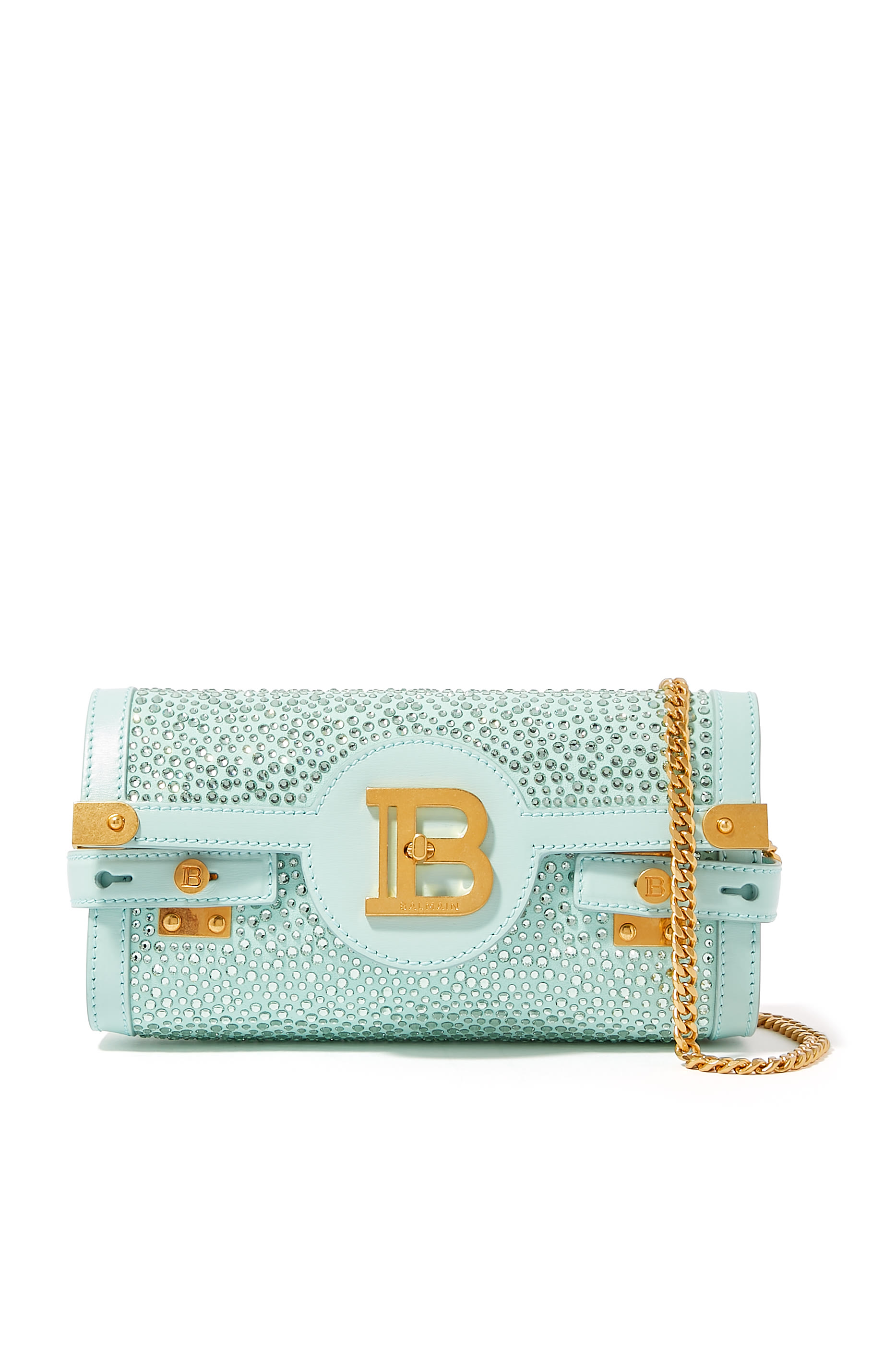 B-Buzz Pouch 23 in Suede and Rhinestones