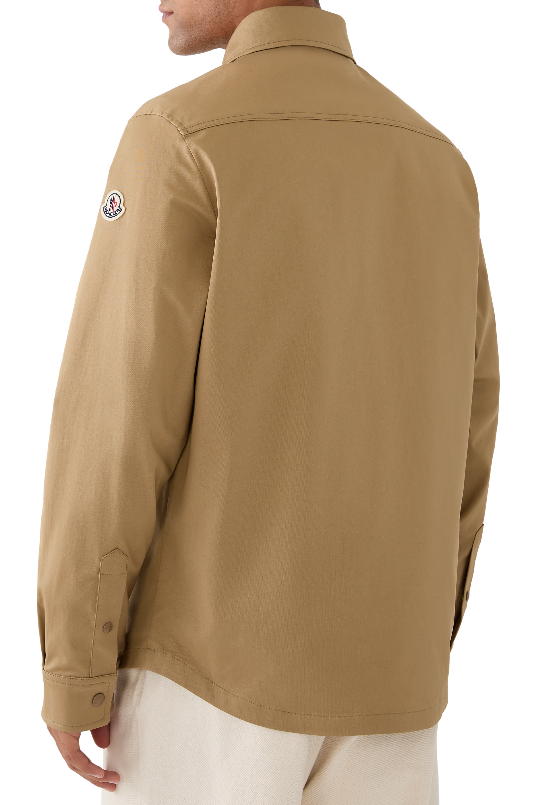 Cotton Gabardine Shirt Jacket