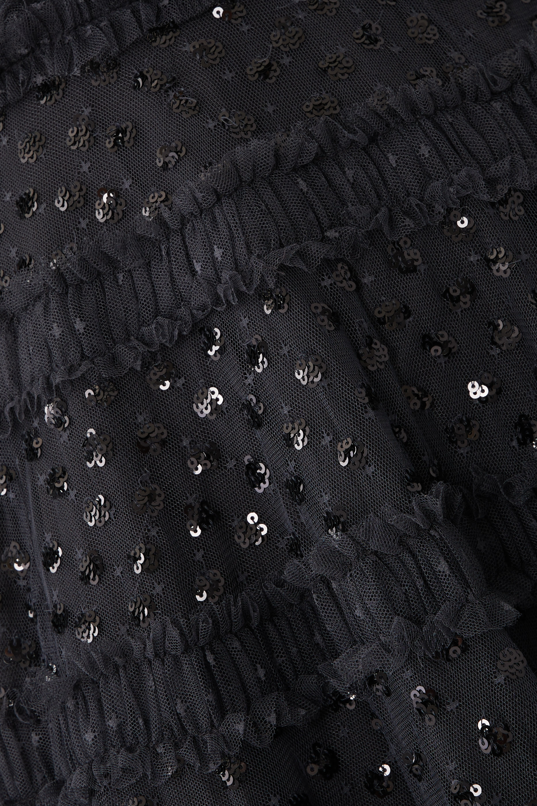 Dot Shimmer Ankle Gown