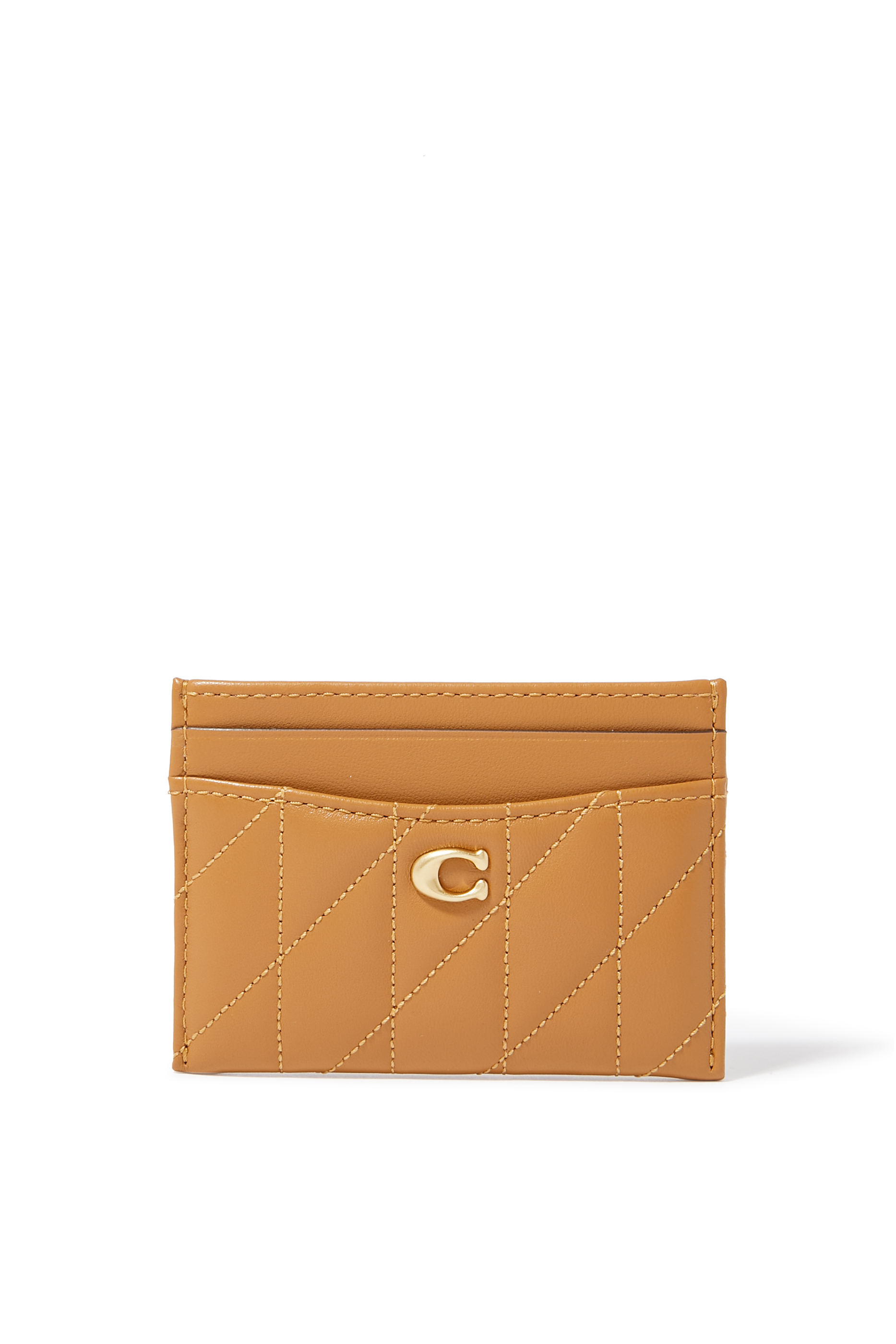 Essential Card Case With Pillow Quilting