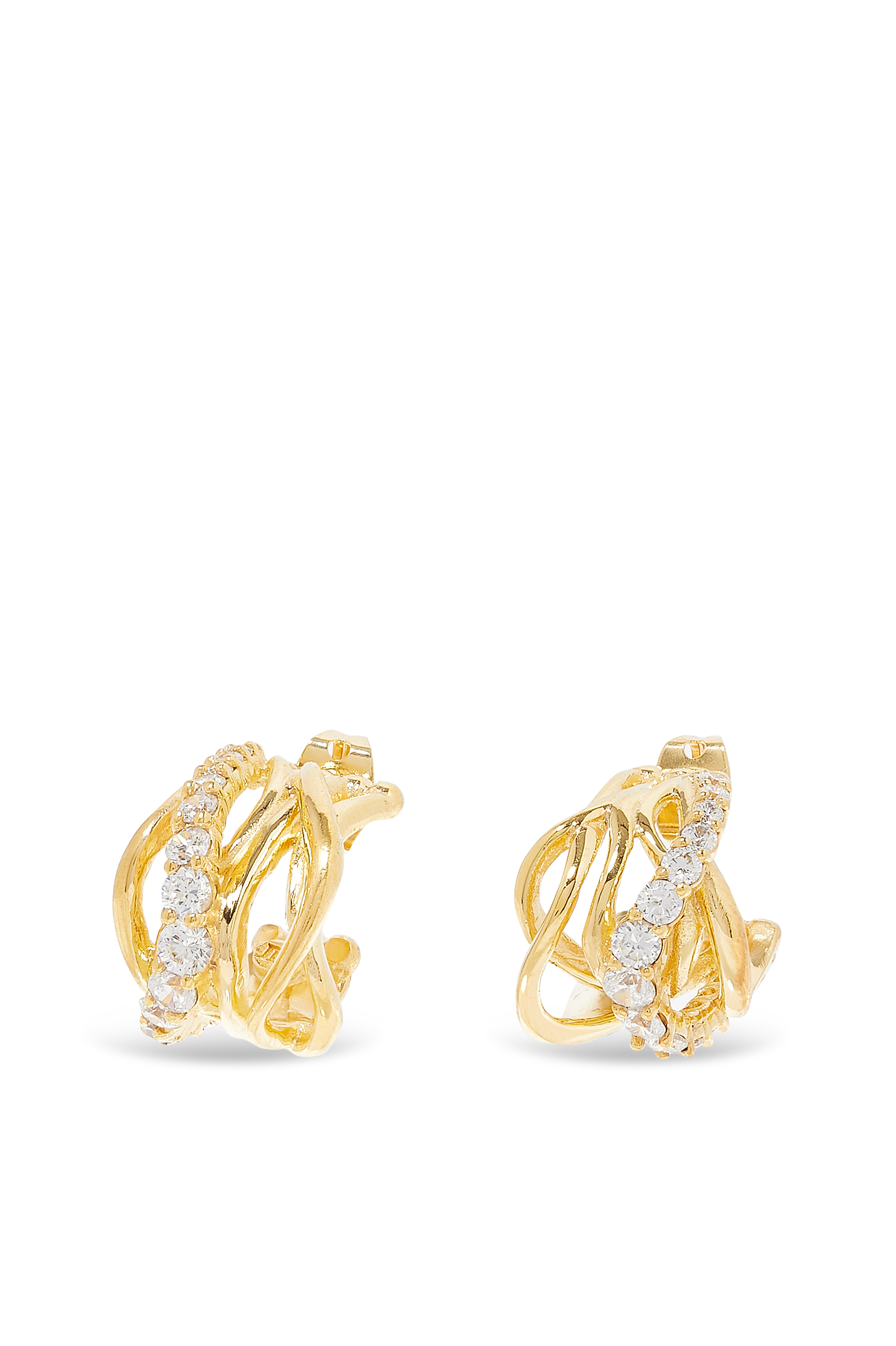 Multi-Wave Hoop Earrings