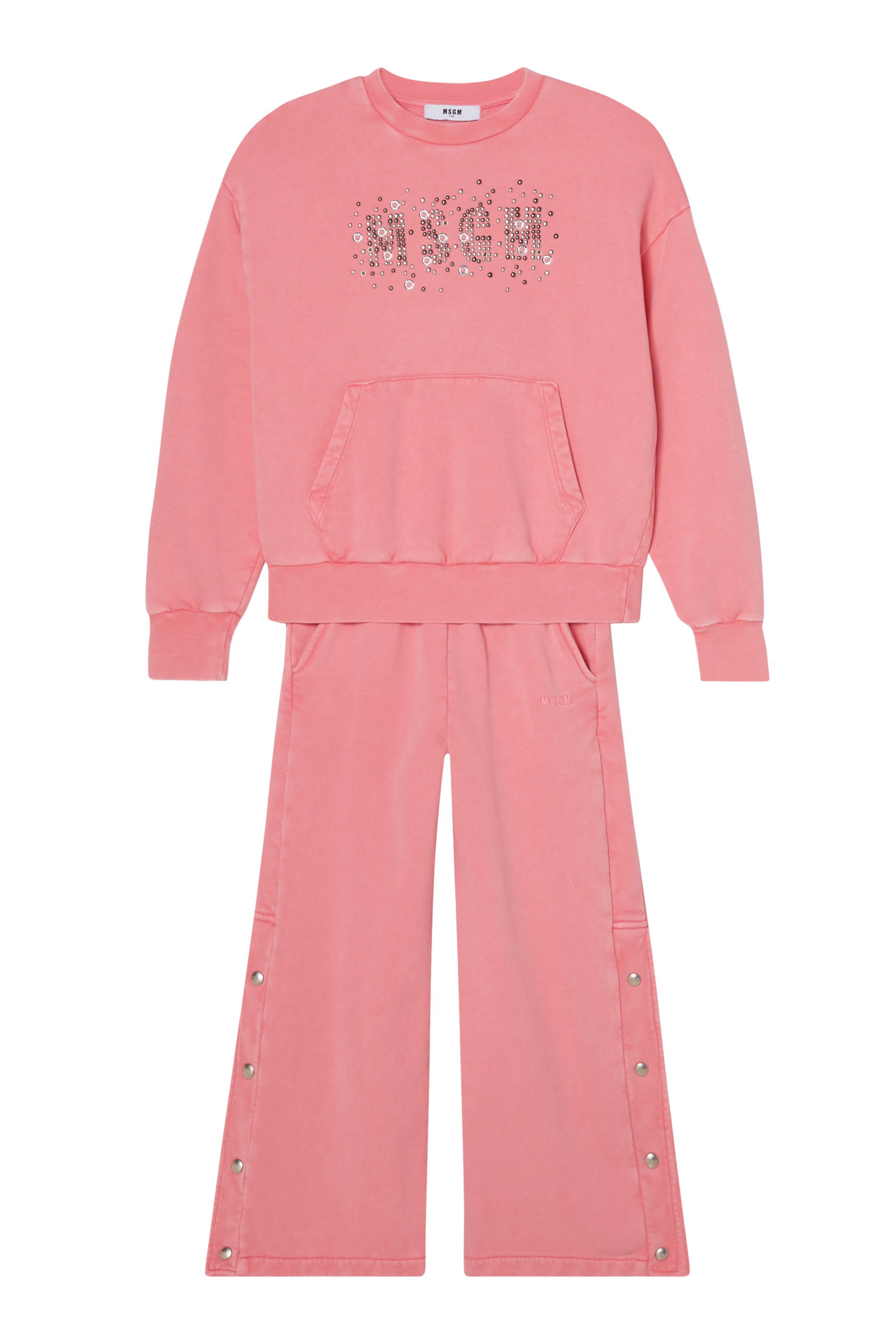 Kids Rhinestone-Embellished Crewneck Sweatshirt