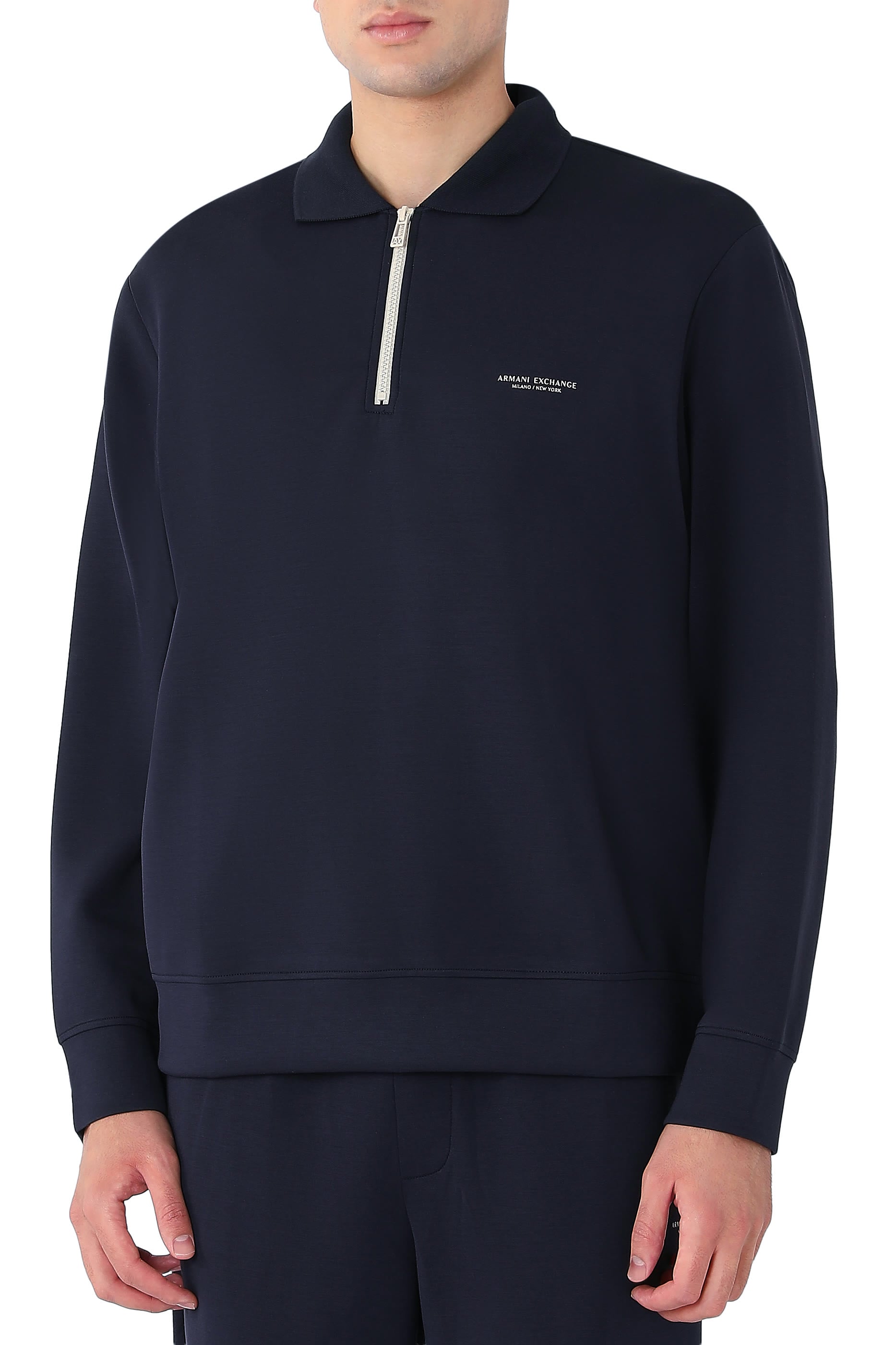 AX Logo Half-Zip Sweatshirt