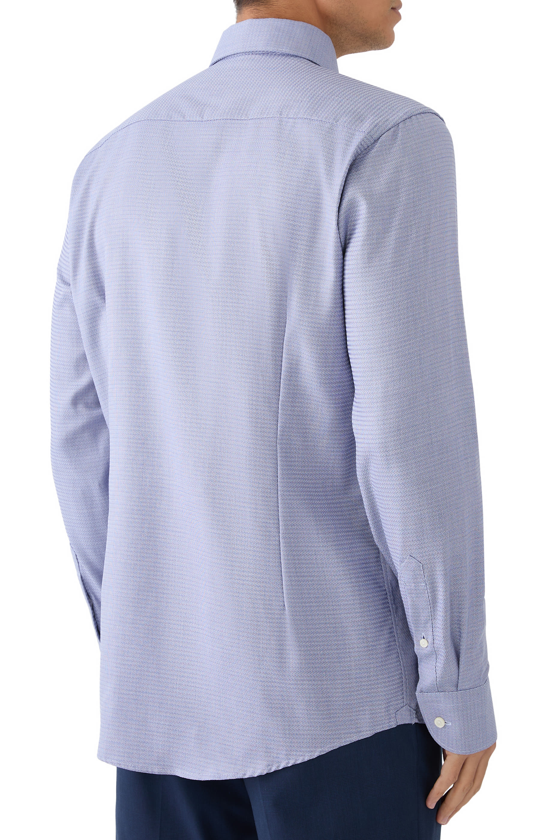 Semi Solid Signature Twill Shirt