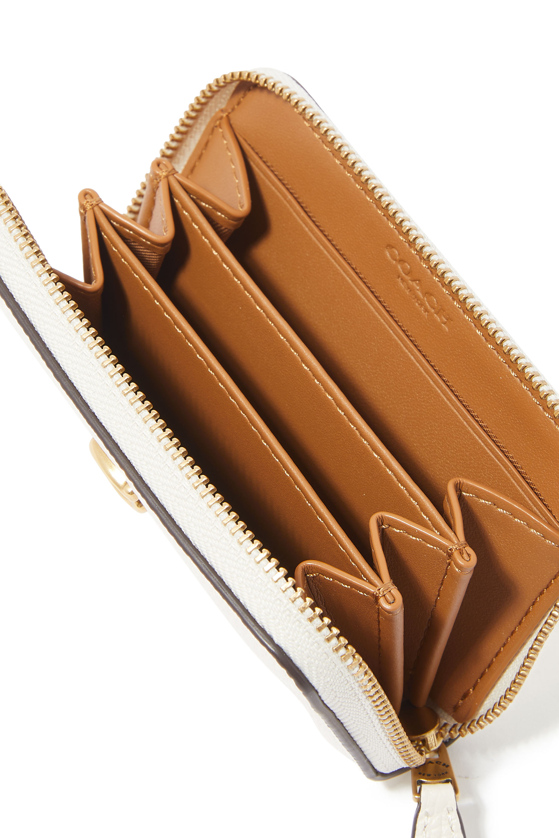 Polished Pebble Leather Card Case