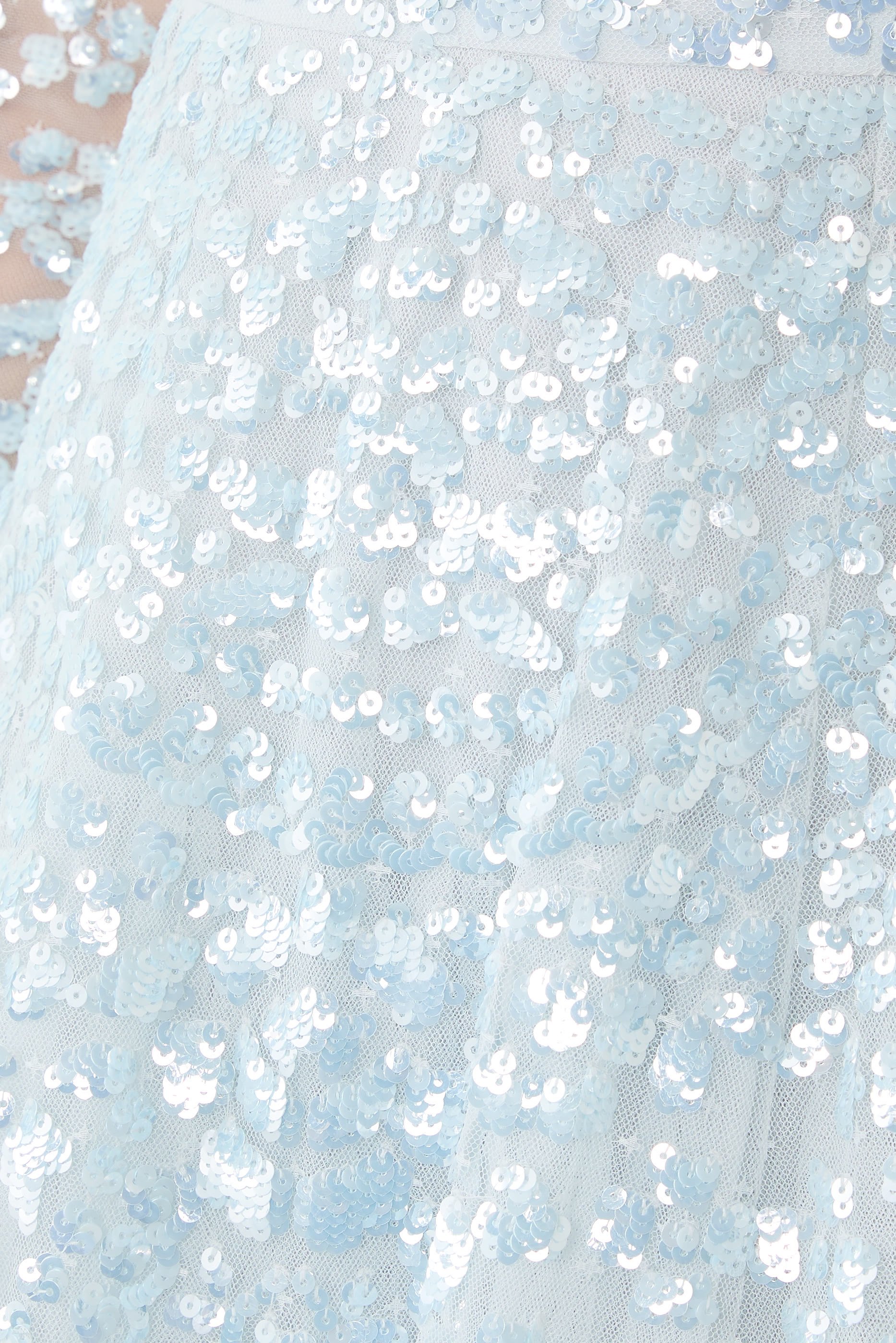 Chandelier Cape Ankle Gown