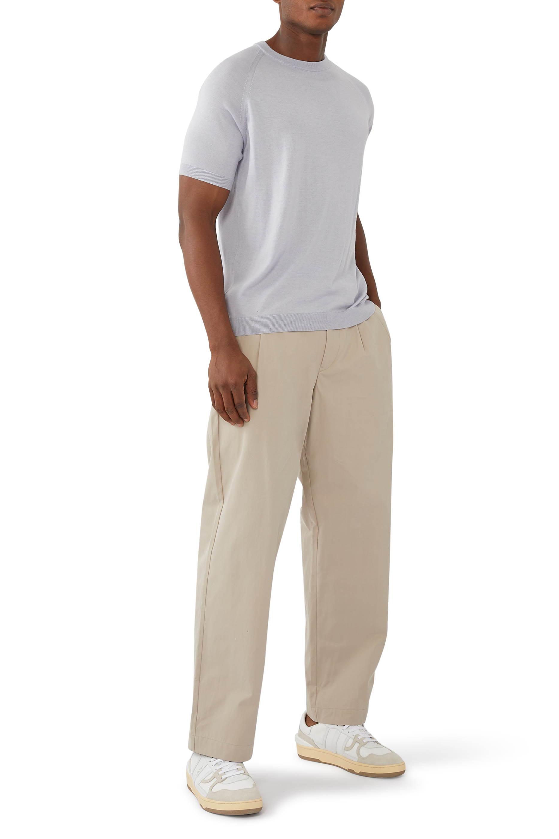 Wide Fit Cotton Pants