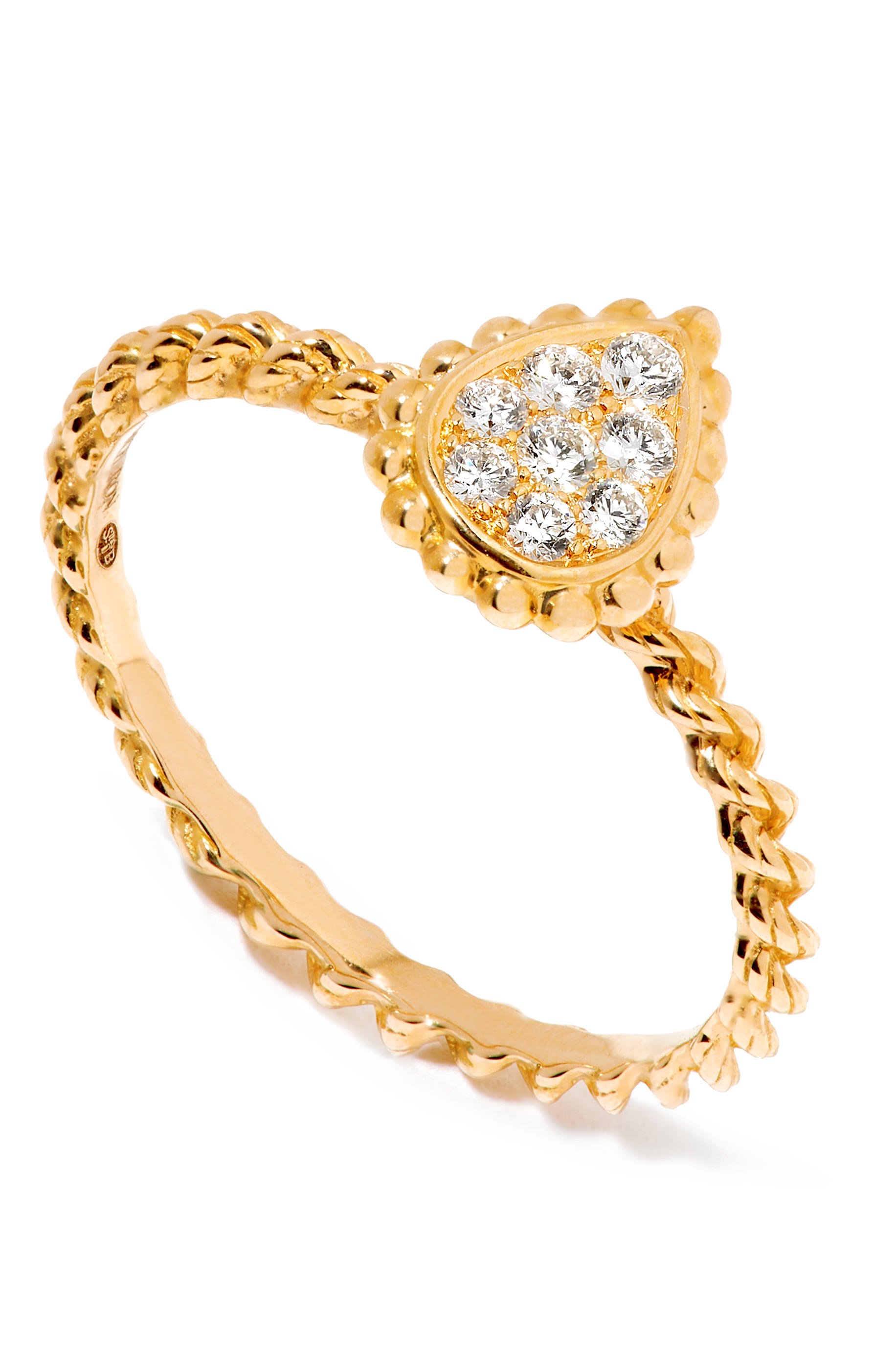 Serpent Bohème Ring, 18k Rose Gold & Diamonds