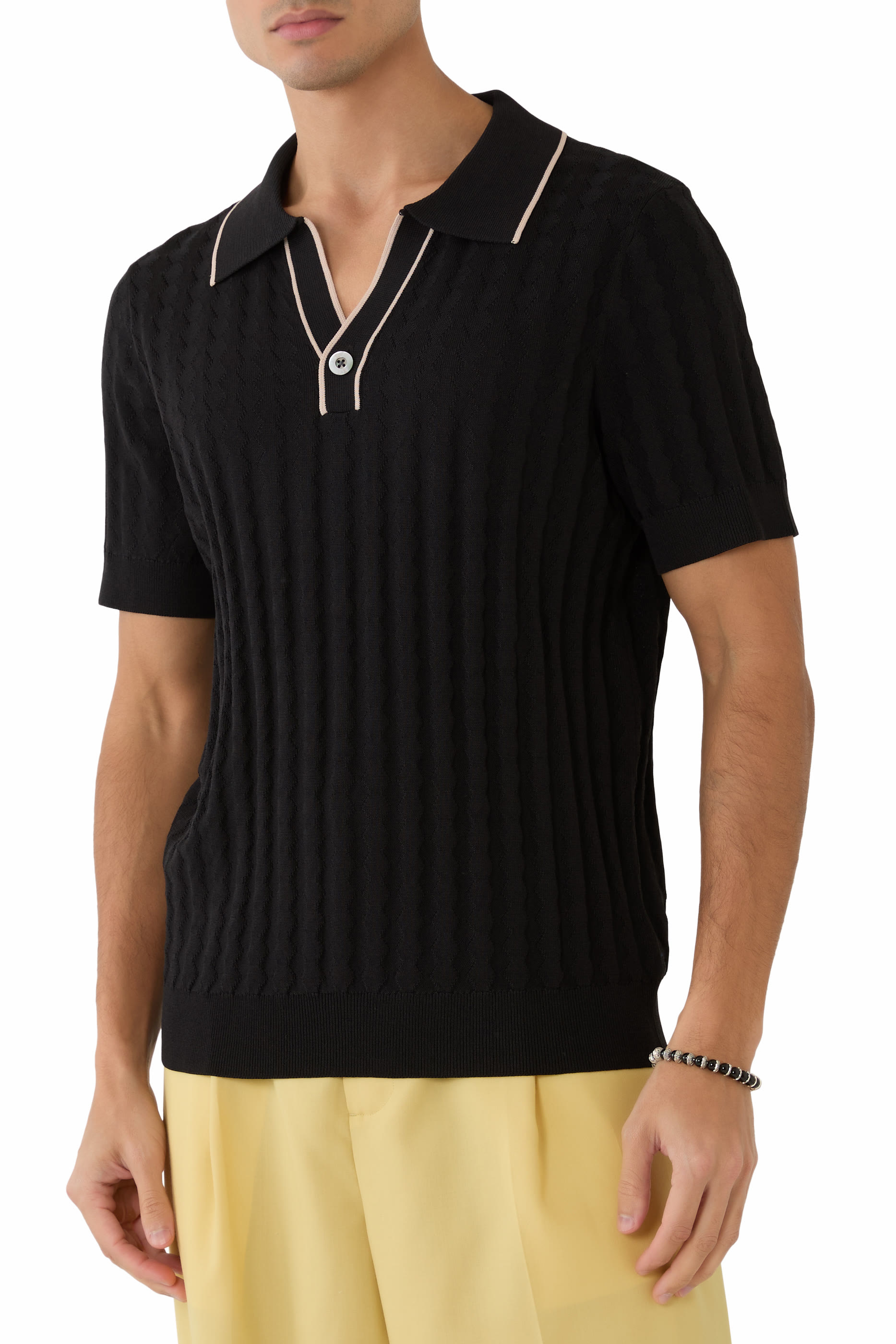 Scottie Open Neck Polo