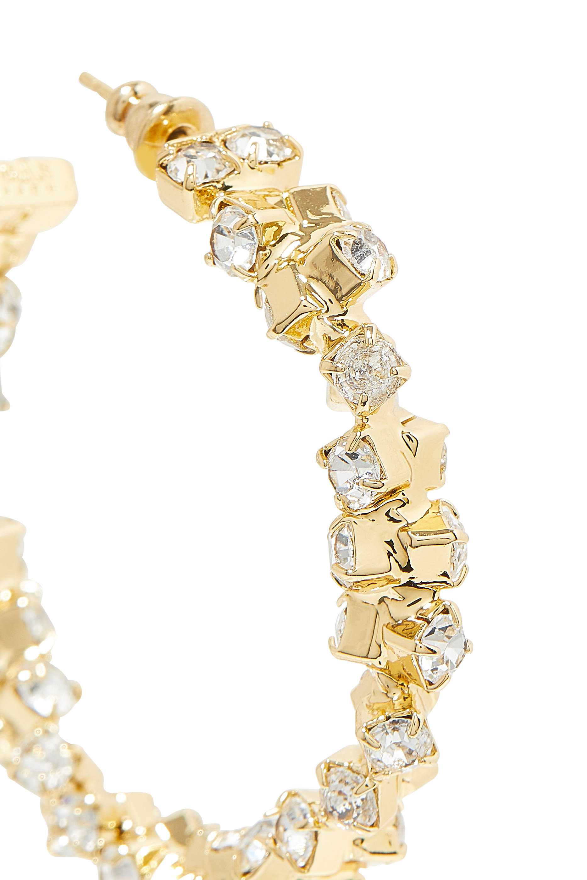 Trevise Strass Hoop Earrings