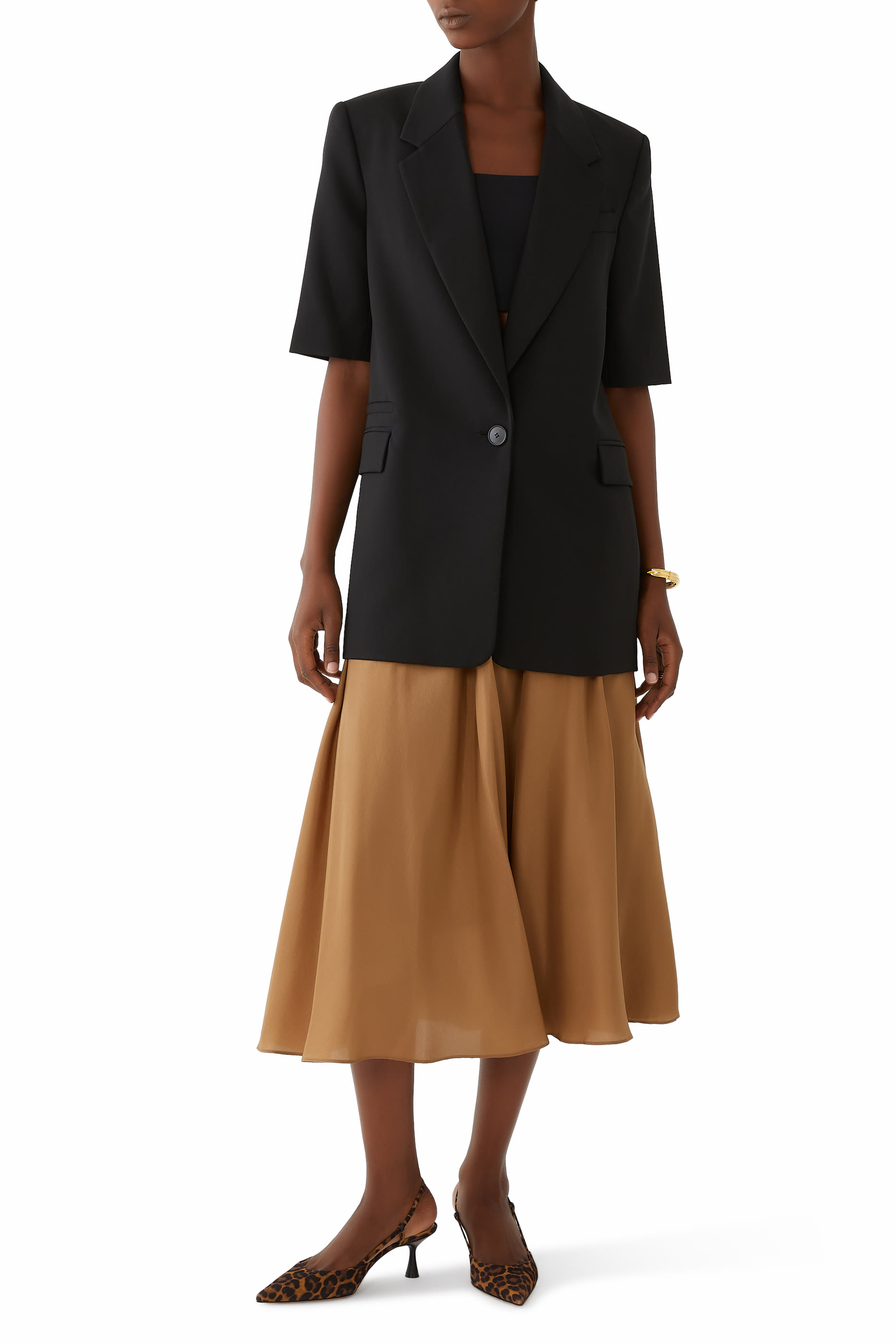 Ascent Leopard Print 55 Slingback Pumps