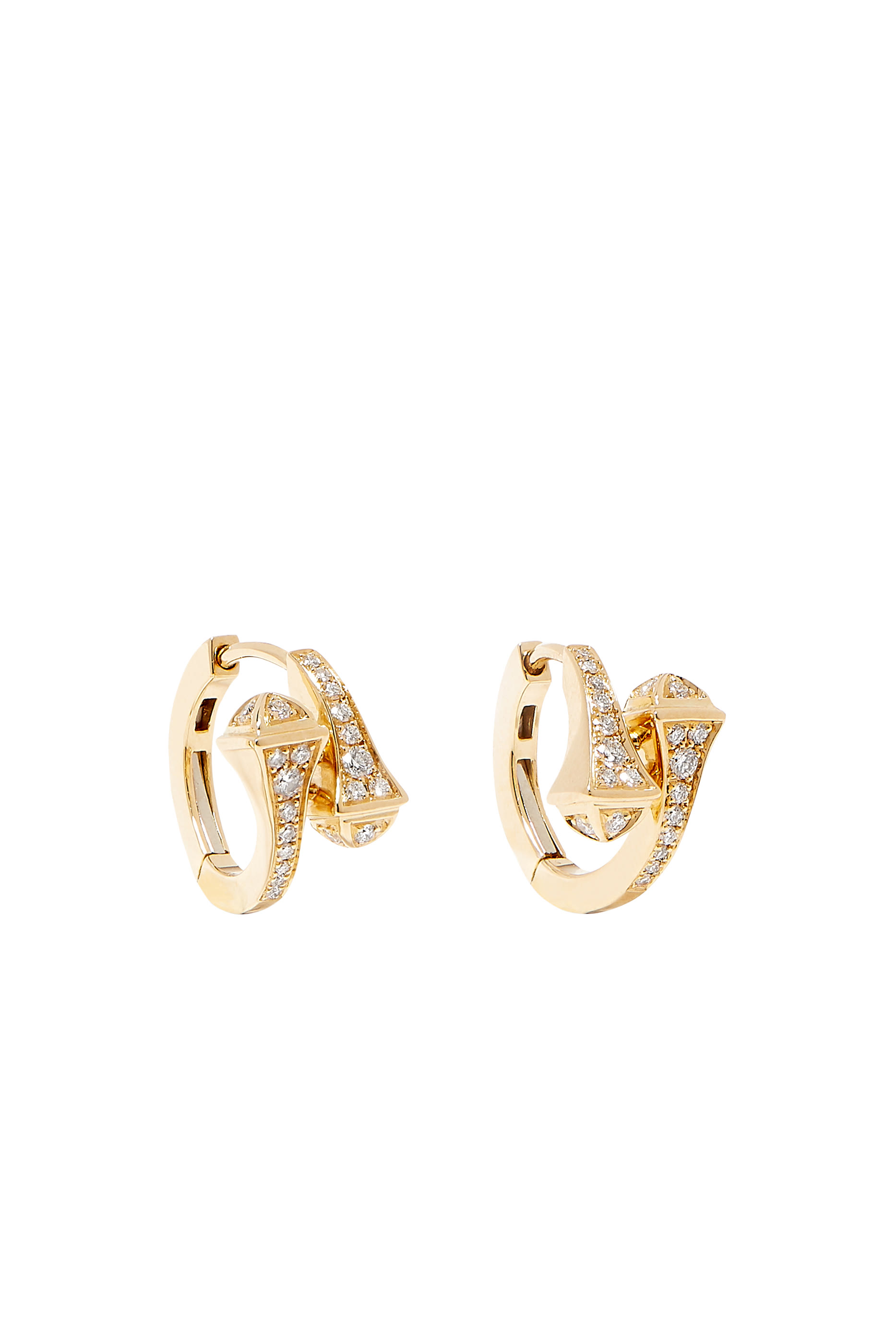 Cleo Diamond Huggie Earrings