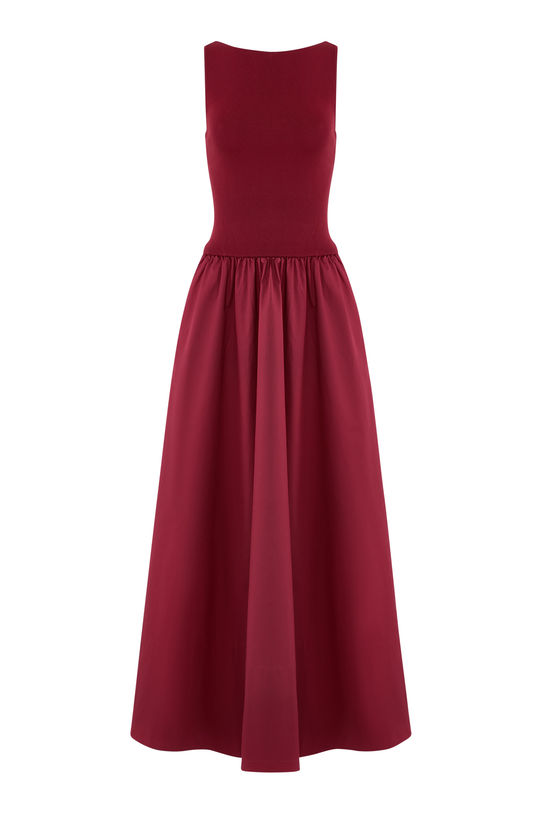 Bateau Cut Out Dress