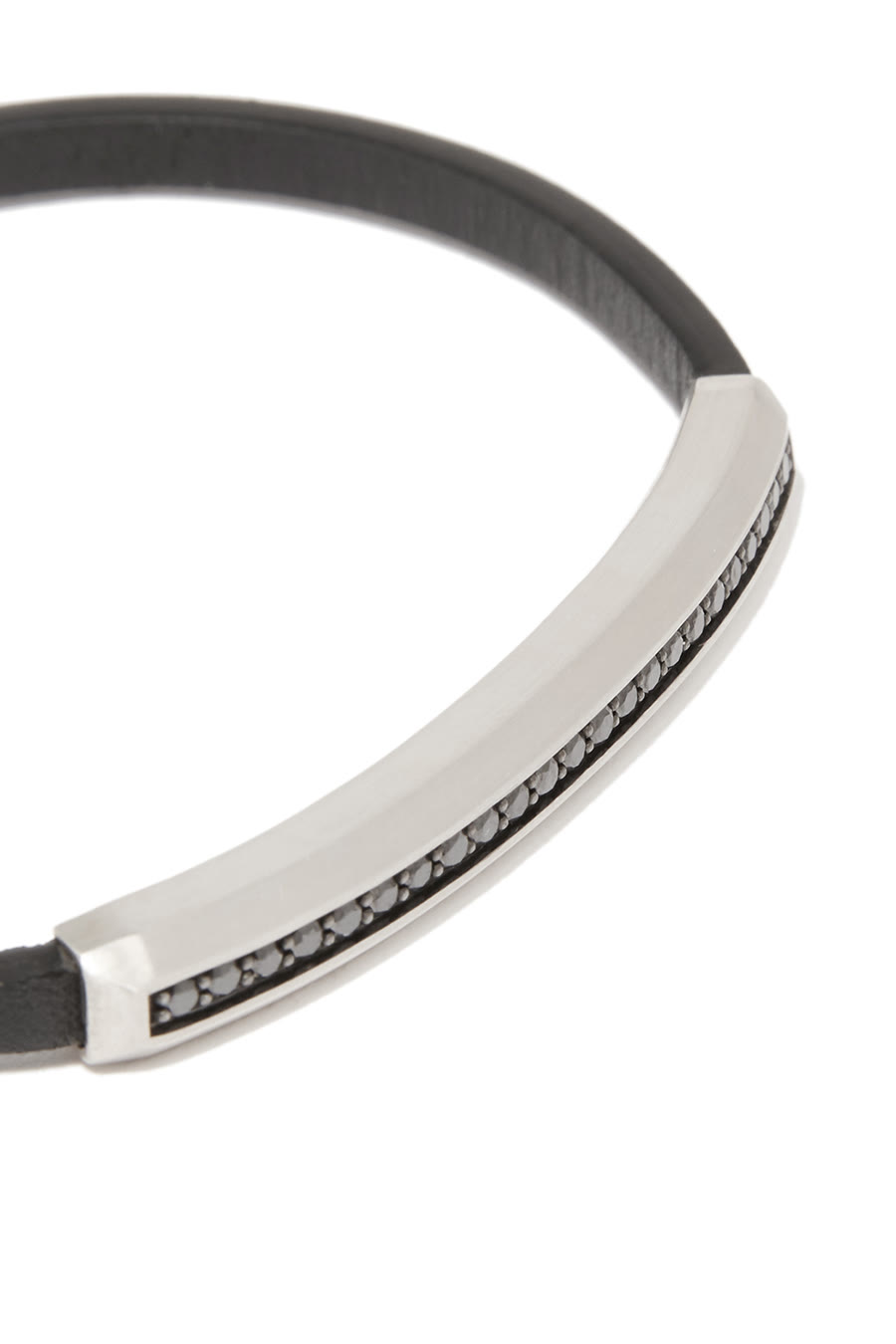 Pave Leather Bracelet