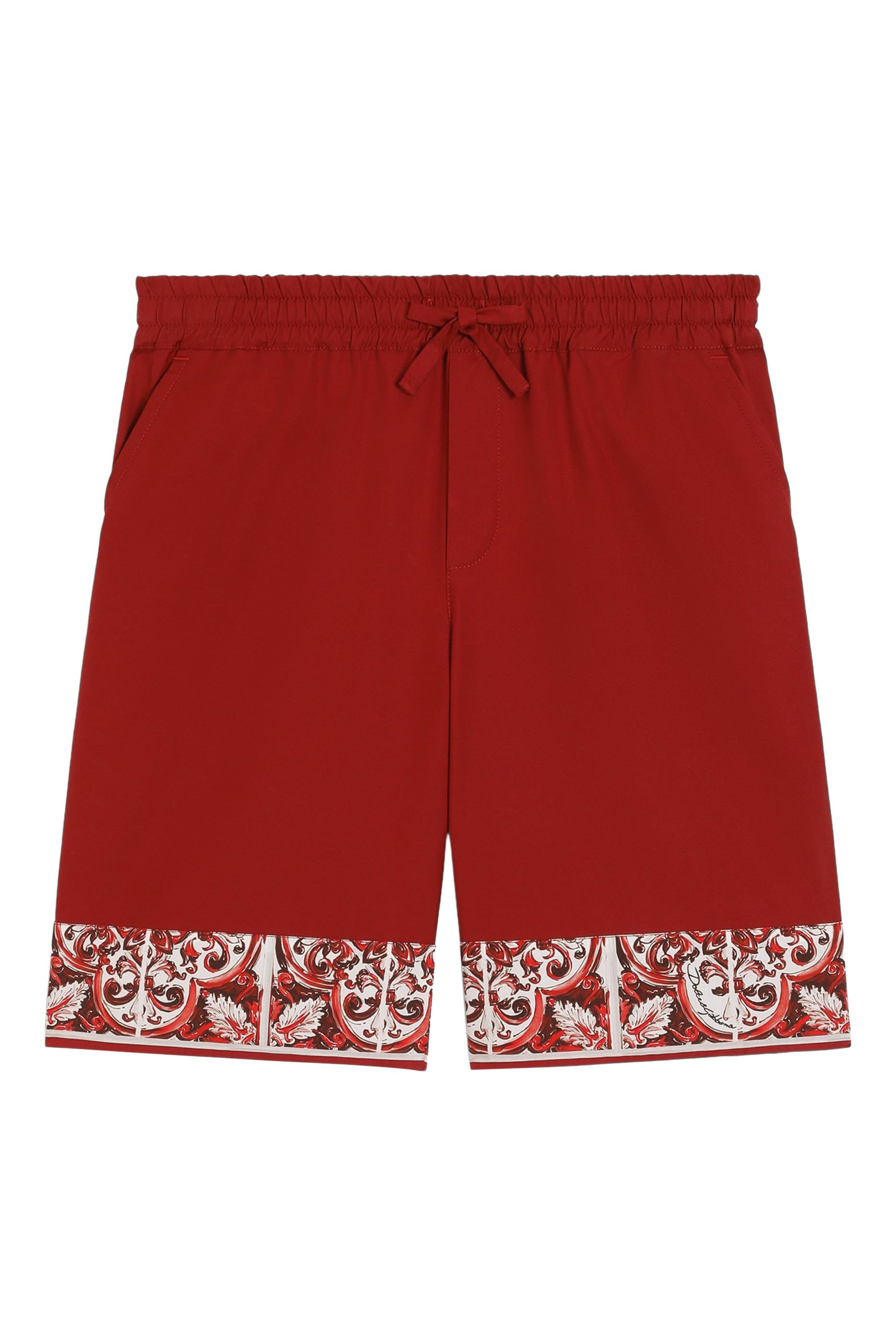 Kids Majolica-Print Bermuda Shorts
