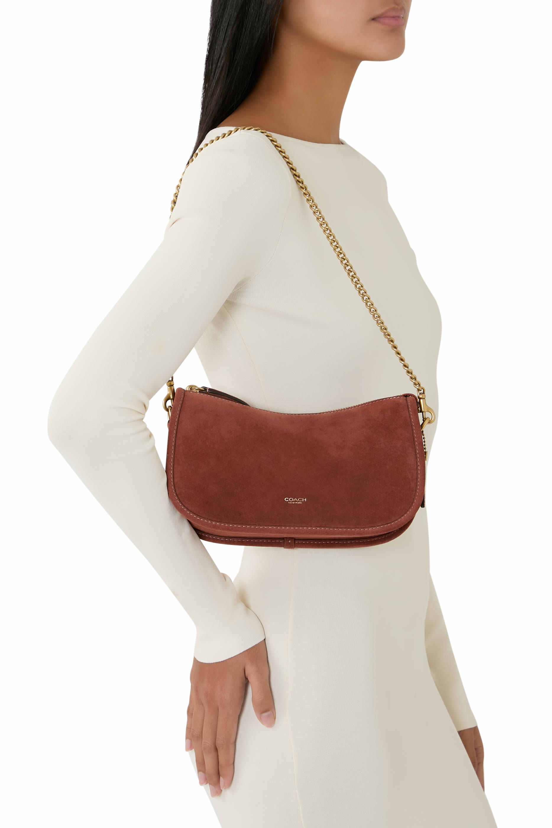 Suede Waverly Bag