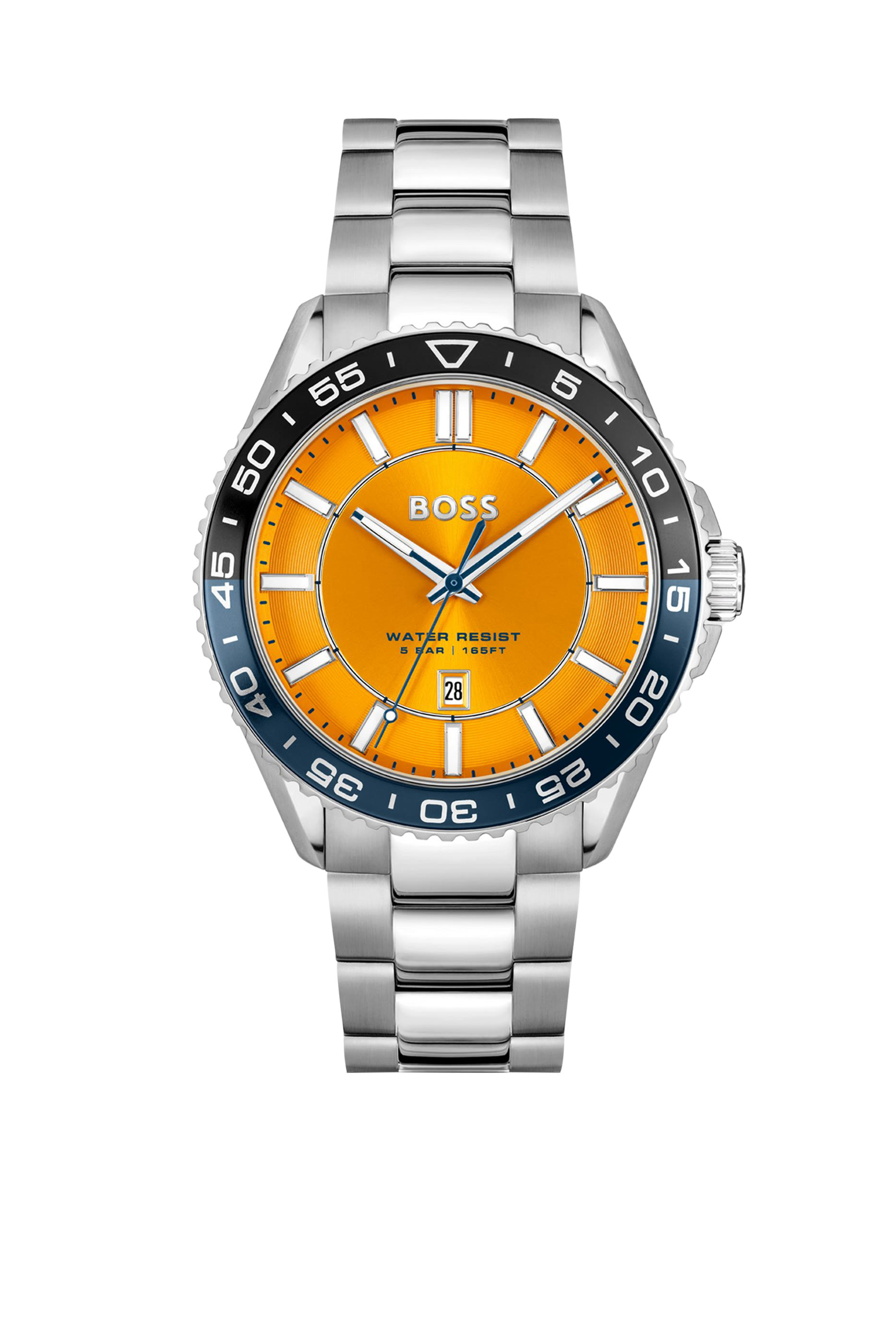 Runner 3H Stainless Steel Watch