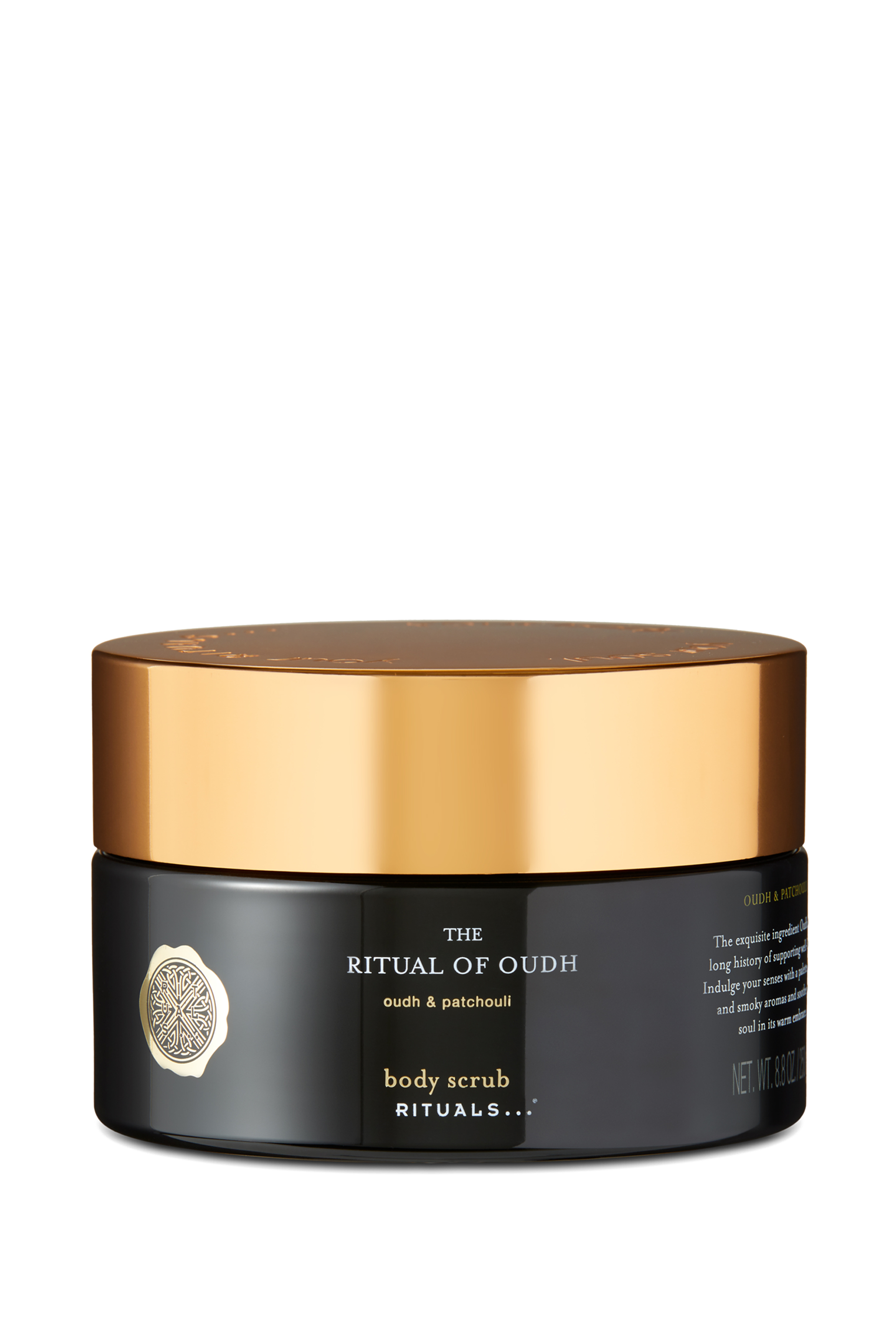 Black Oudh & Patchouli Sugar Body Scrub - The Ritual of Oudh