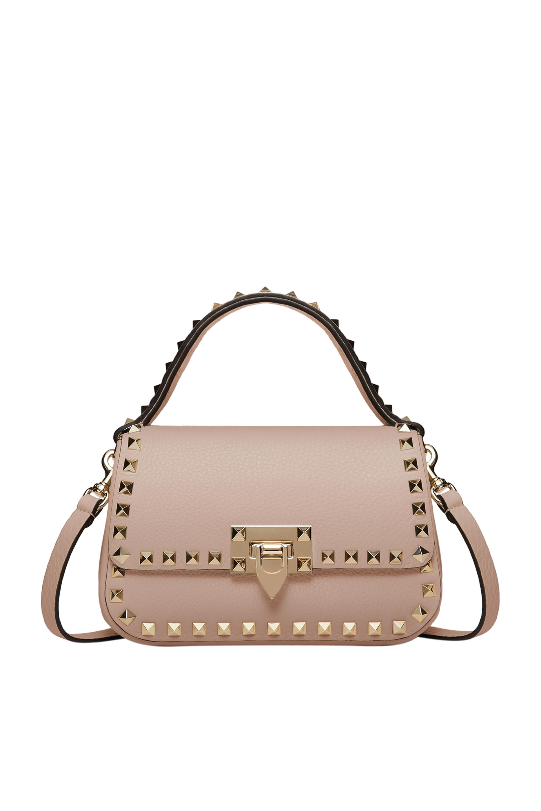 Valentino Garavani Small Rockstud Top Handle Bag