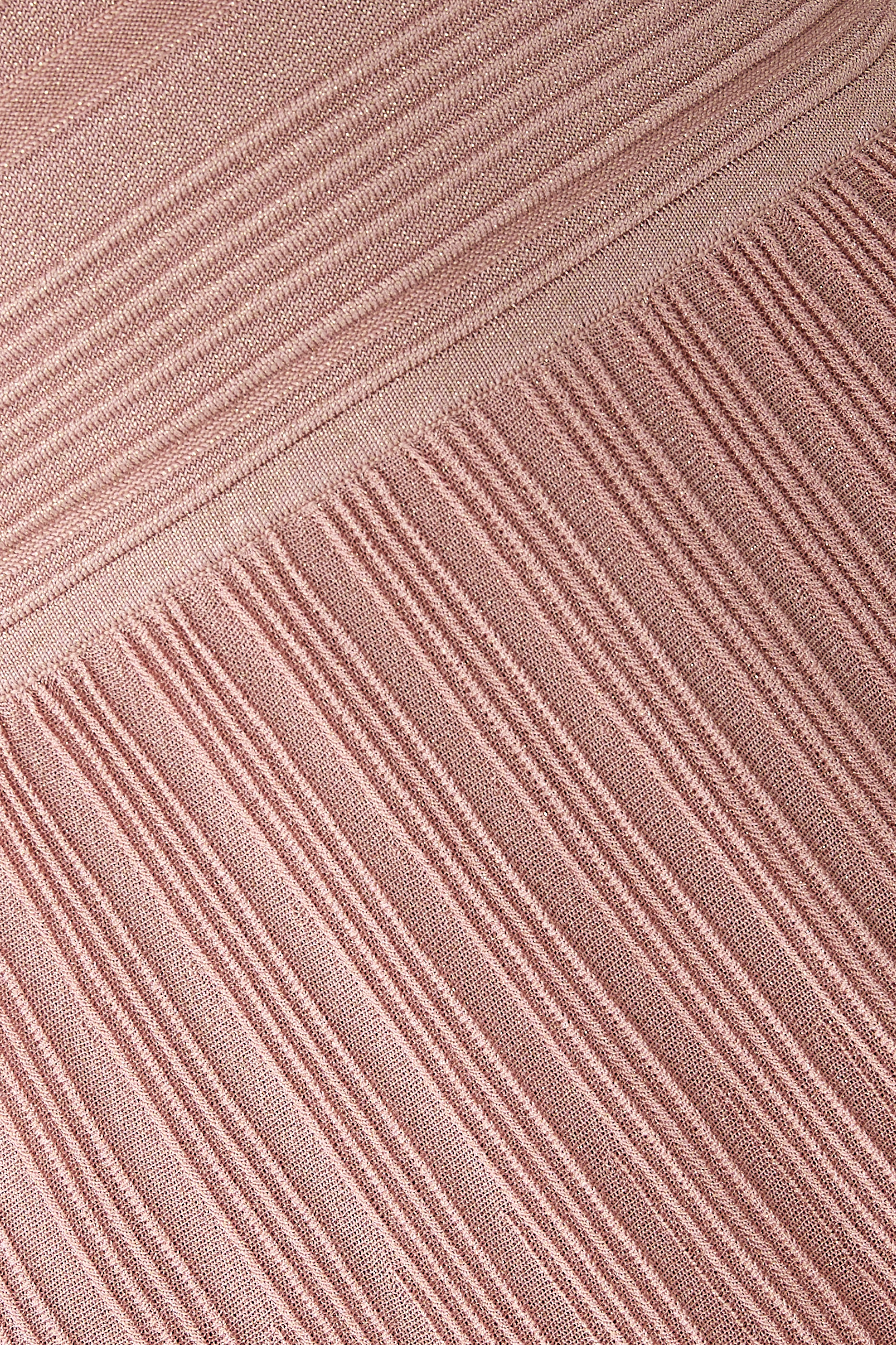 Lucky Metallic-Knit Maxi Dress