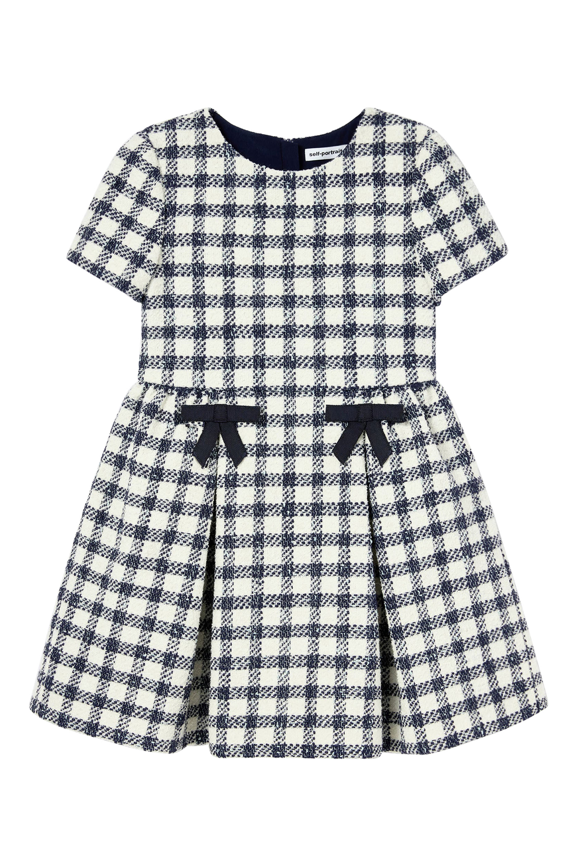 Kids Check Bouclé Dress