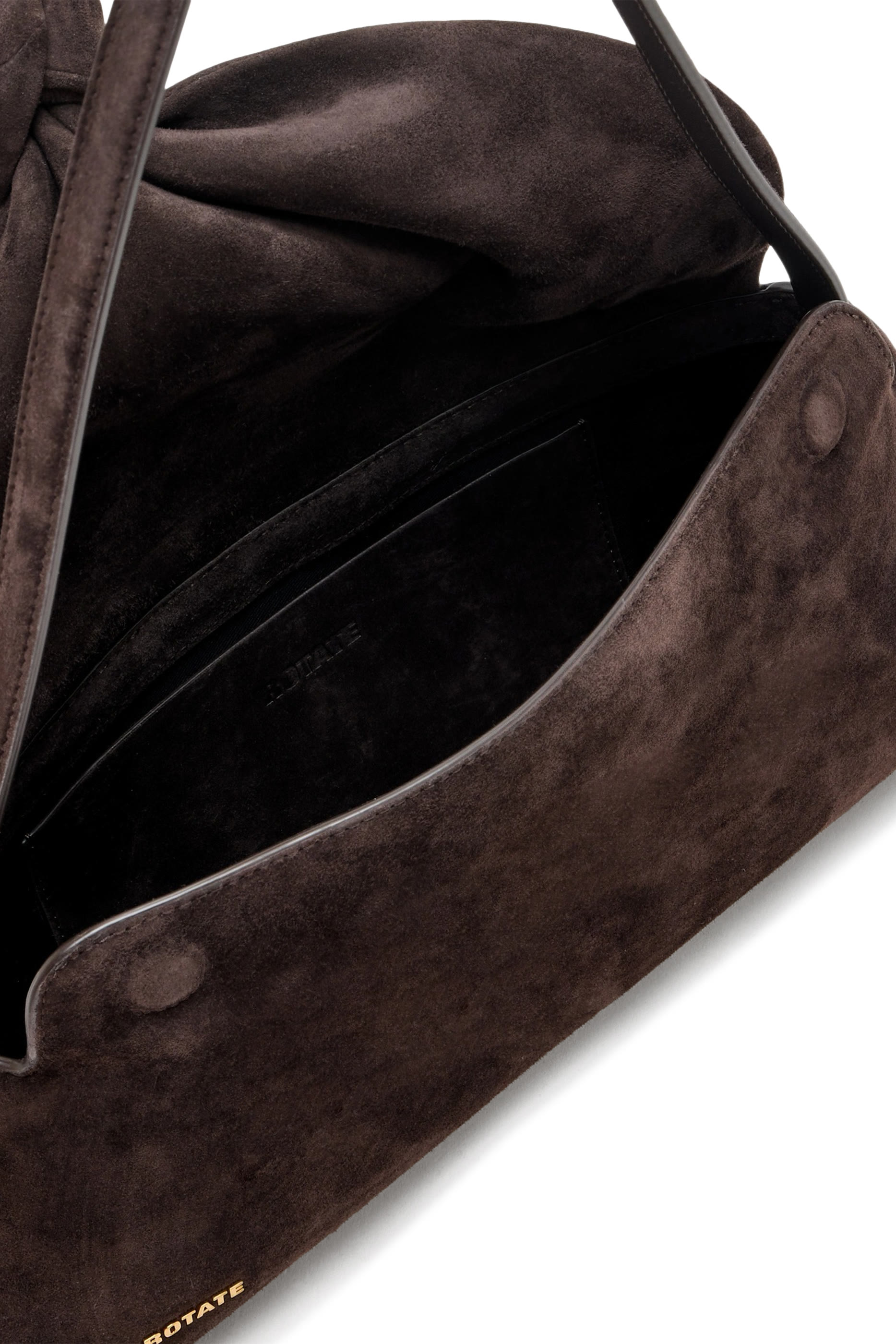 Suede Knot Scarf Bag