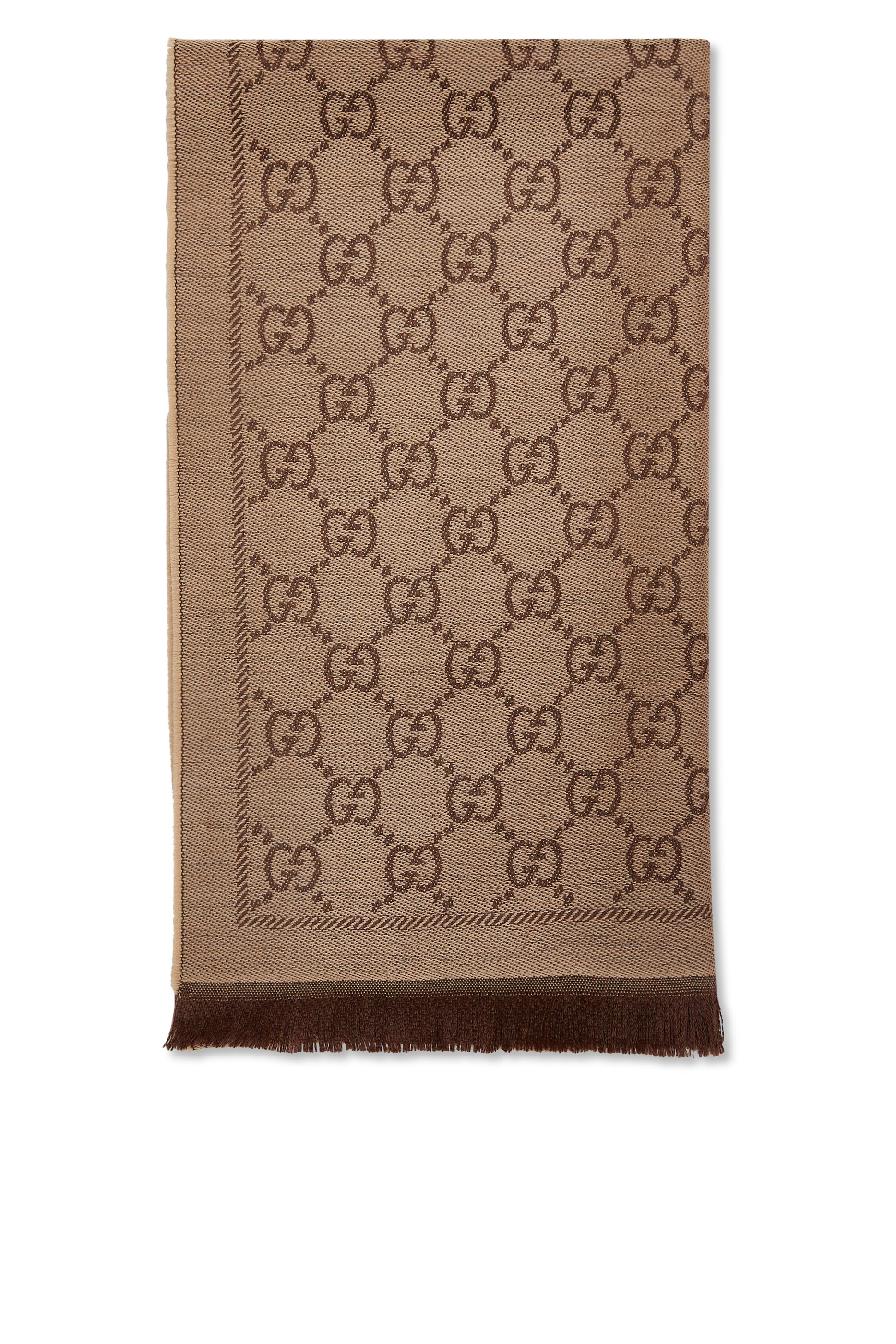 Wool GG Jacquard Scarf