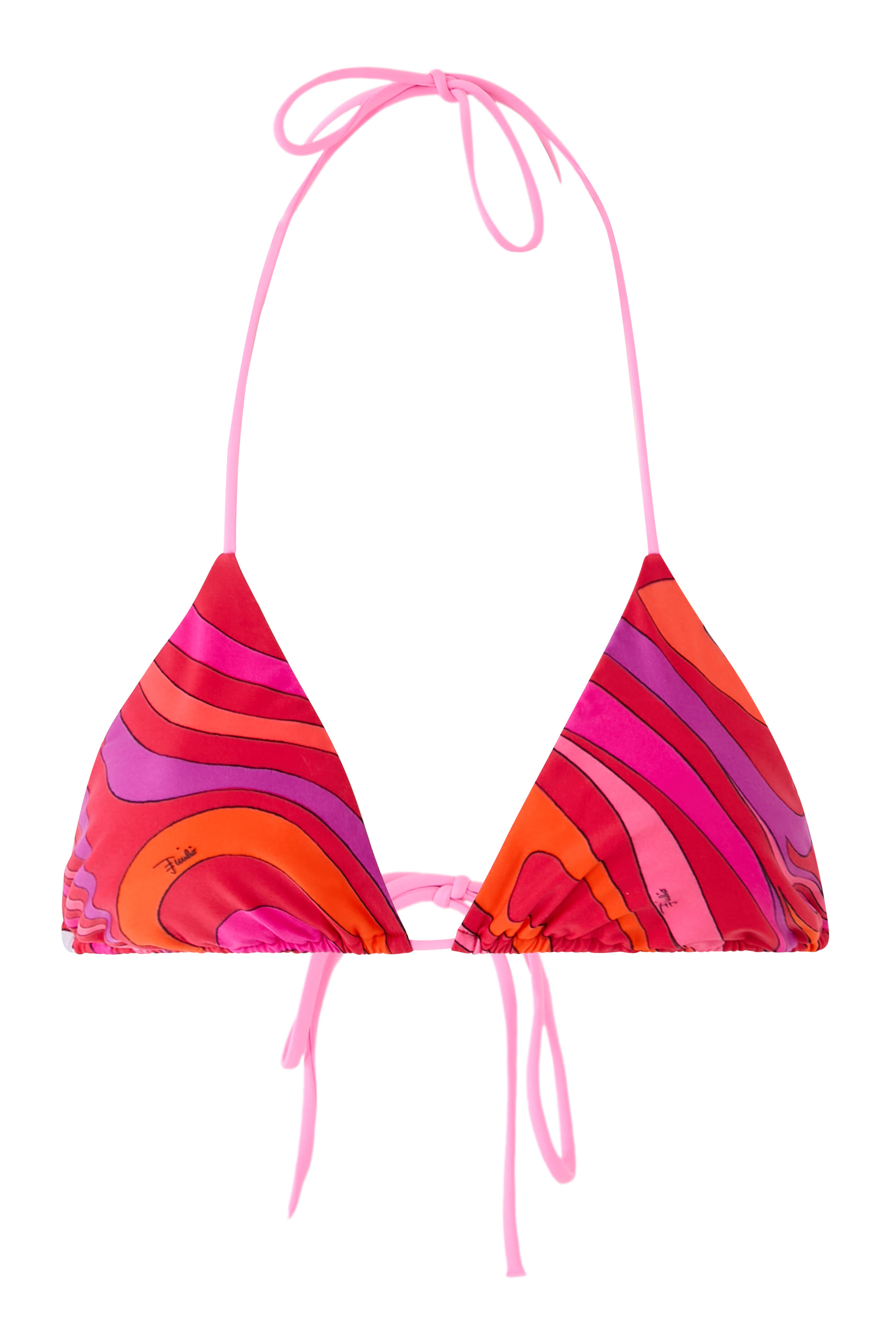 Marmo Print Adjustable Bikini Bra