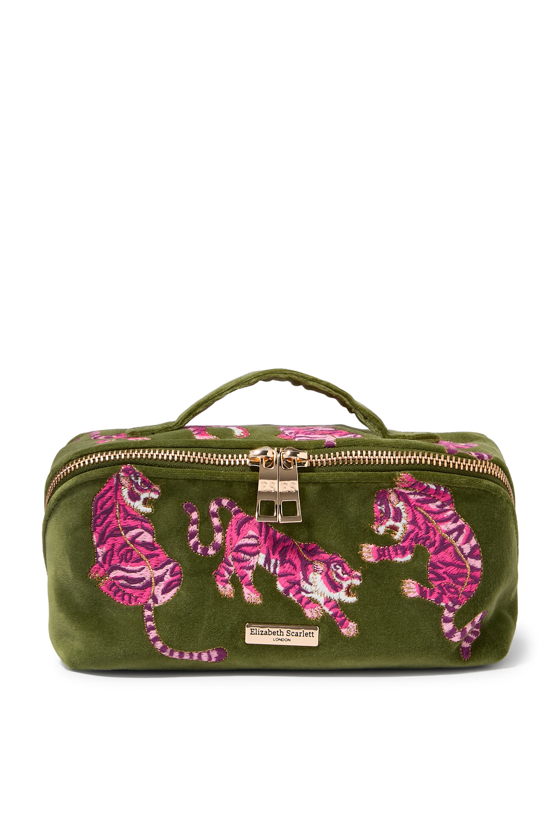 Wild Tiger Open Flat Makeup Bag
