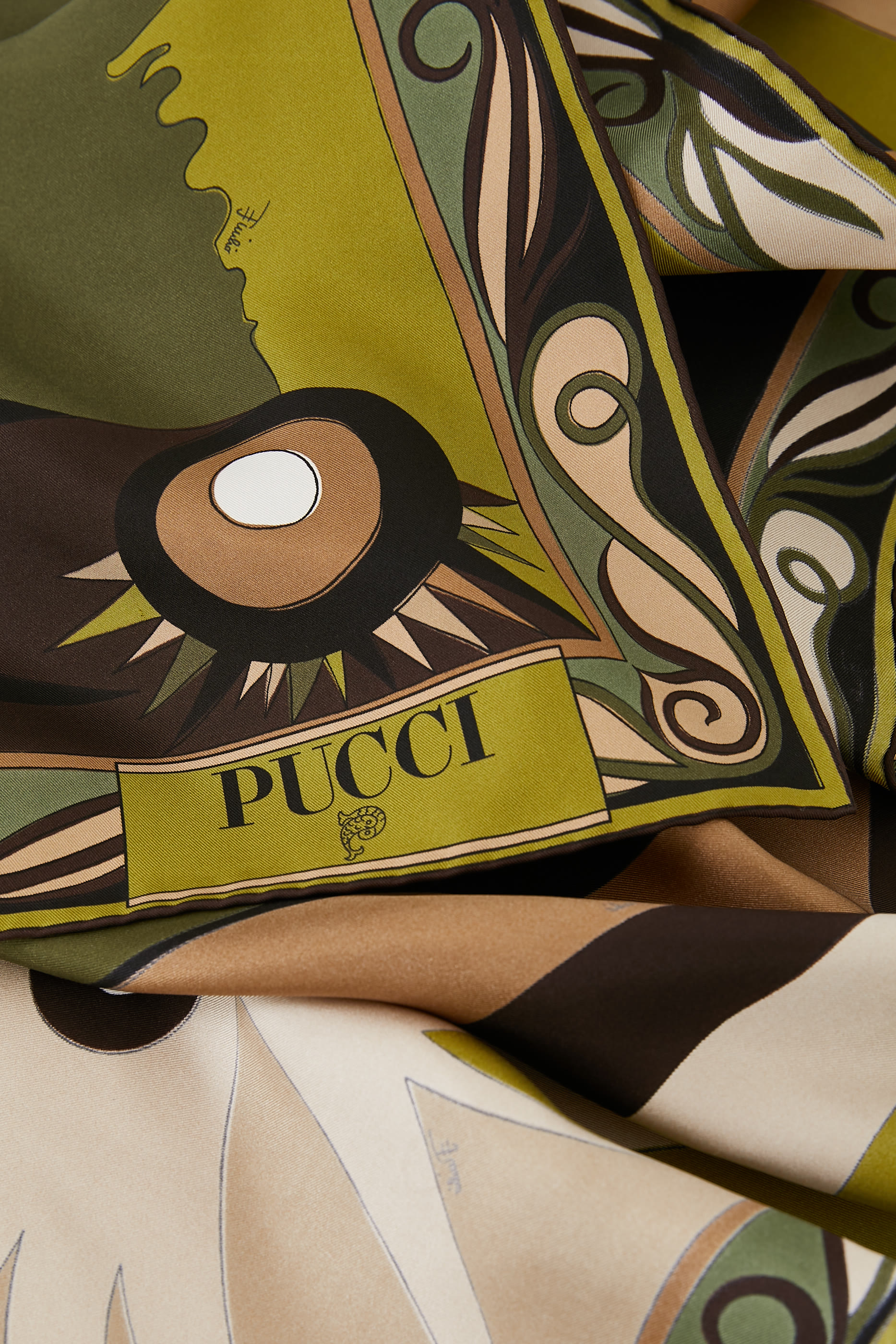 Stella Print Silk-Twill Carré