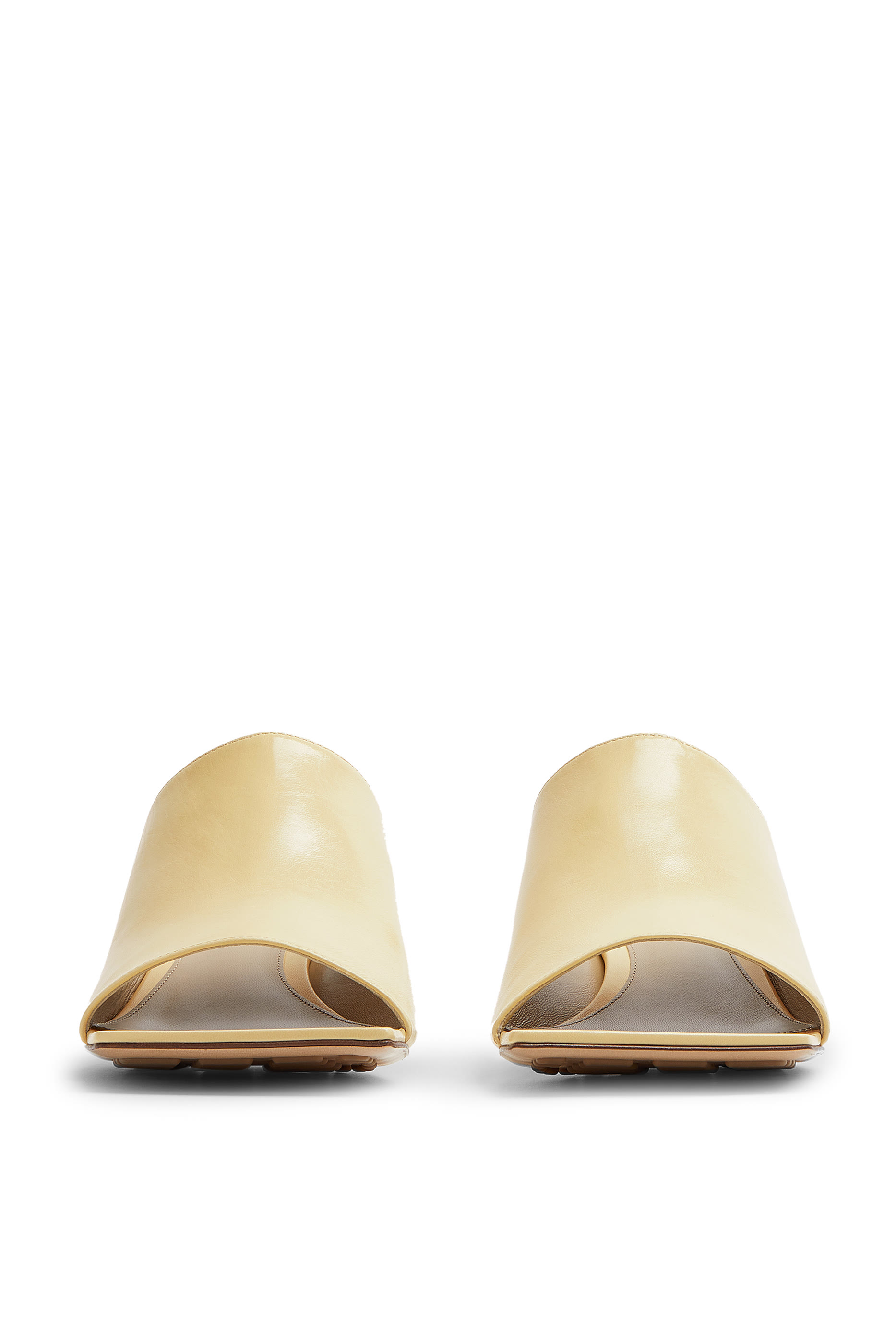 Stretch Leather Mules