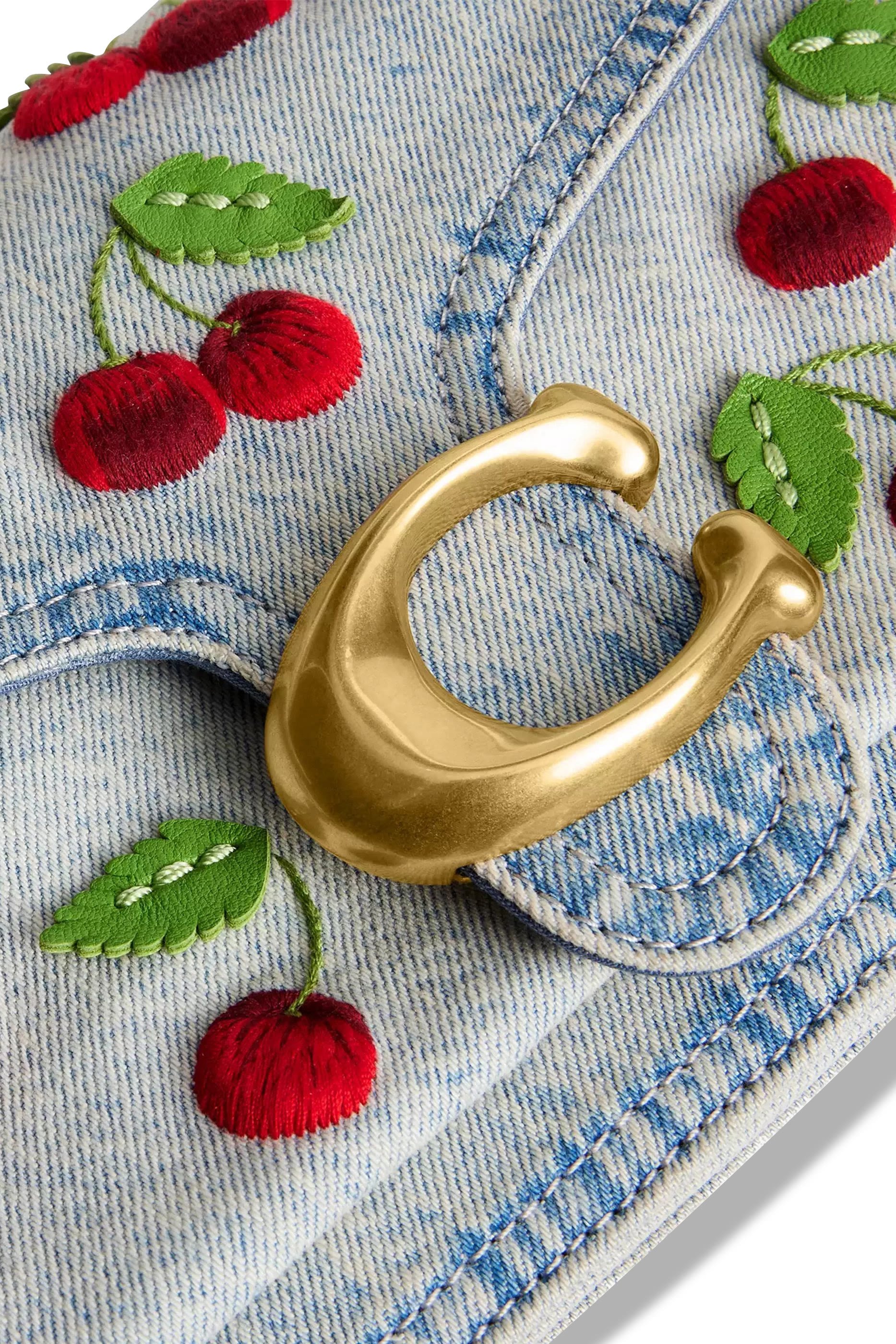 Tabby 26 Shoulder Bag With Cherry Embroidery 