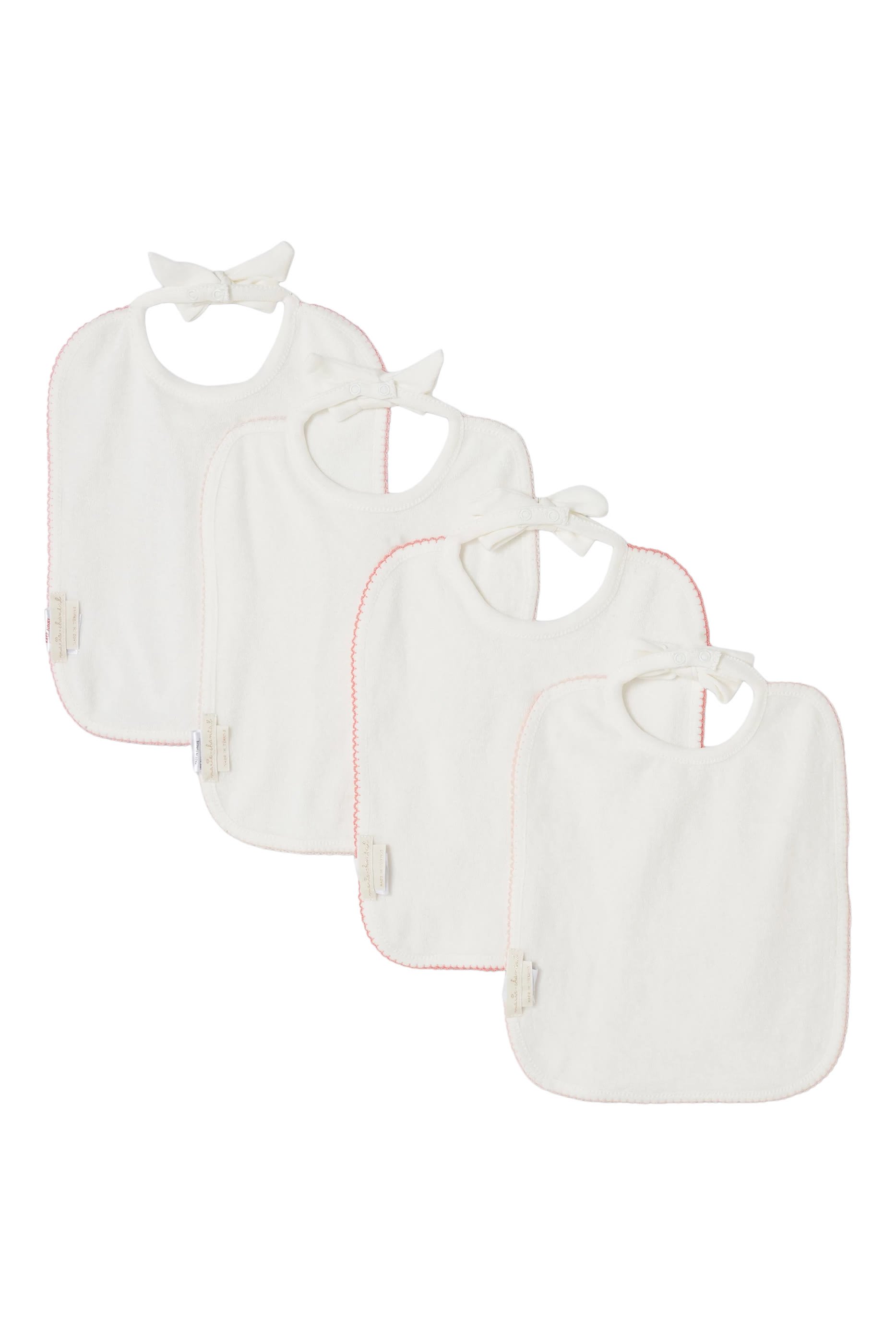 Kids Embroidered Bib Set