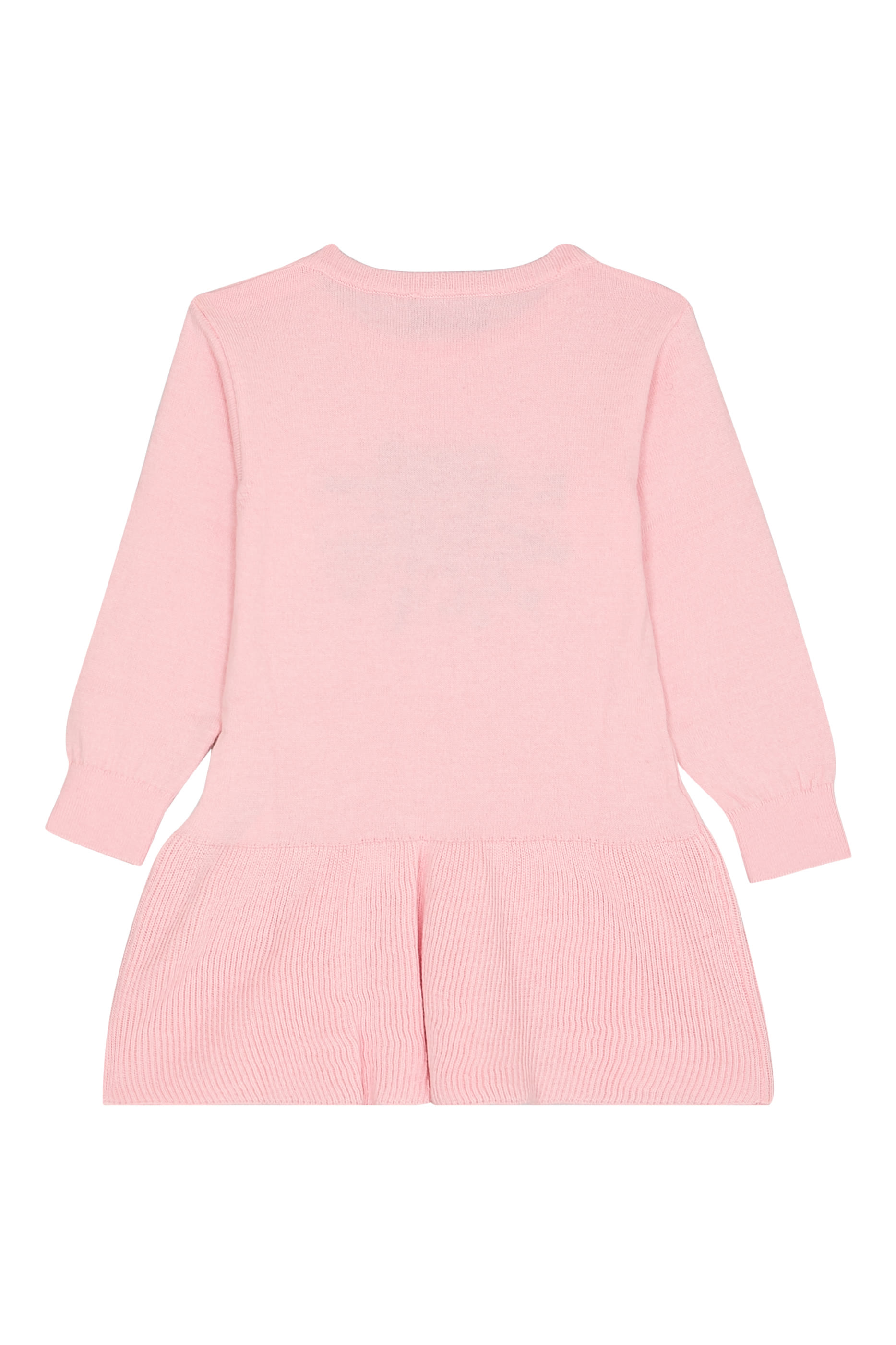 Kids  Teddy Logo Knit Long-Sleeve Dress